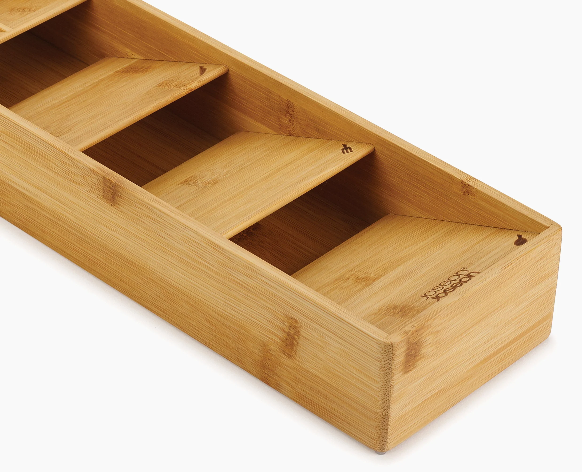 2-piece DrawerStore™ Bamboo Cutlery & Knife Organiser Set - Image 7