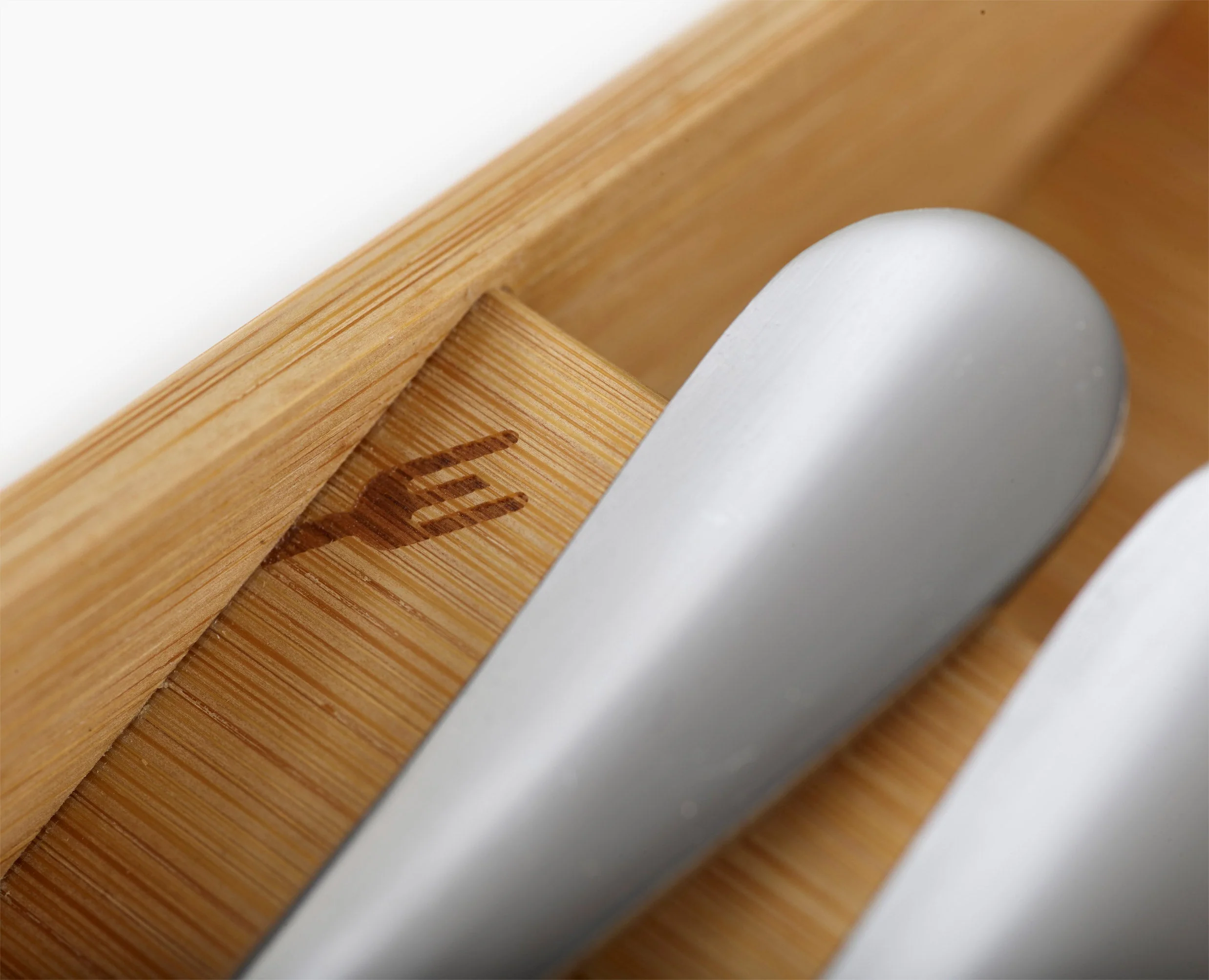 2-piece DrawerStore™ Bamboo Large Cutlery & Knife Organiser Set - Image 7