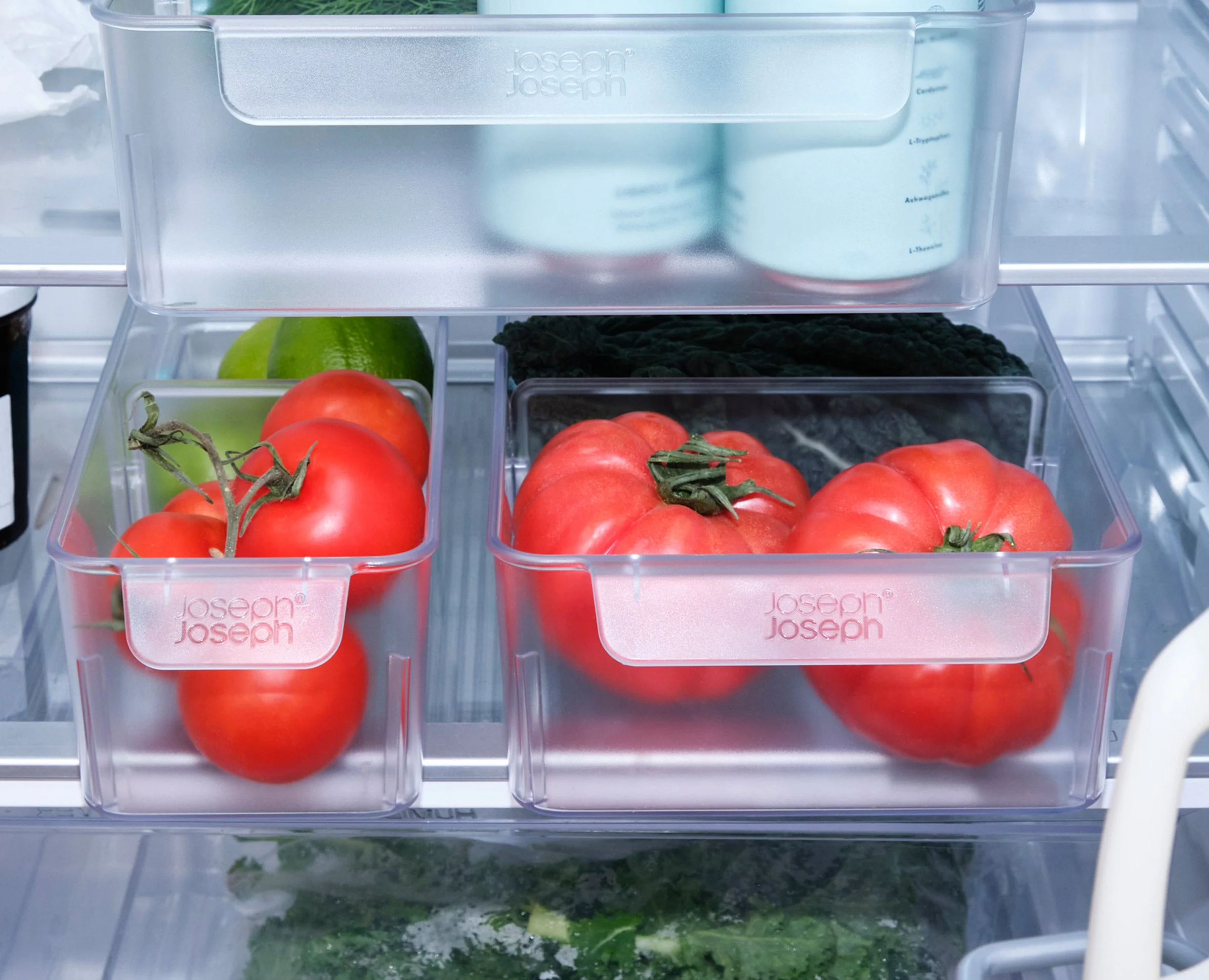 2-piece FridgeStore™ Clear Storage Bin Set - Image 4