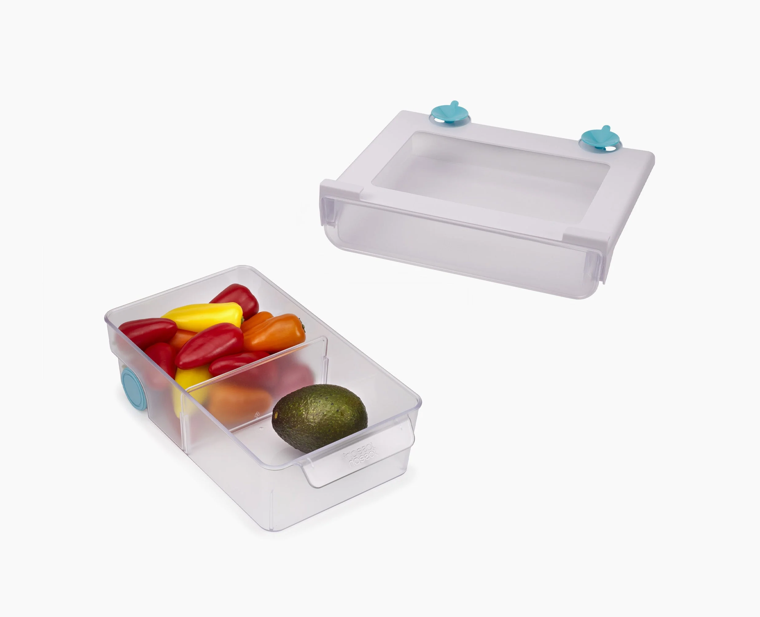 2-piece FridgeStore™ Clear Under-shelf Drawer & Storage Bin Set - Image 3
