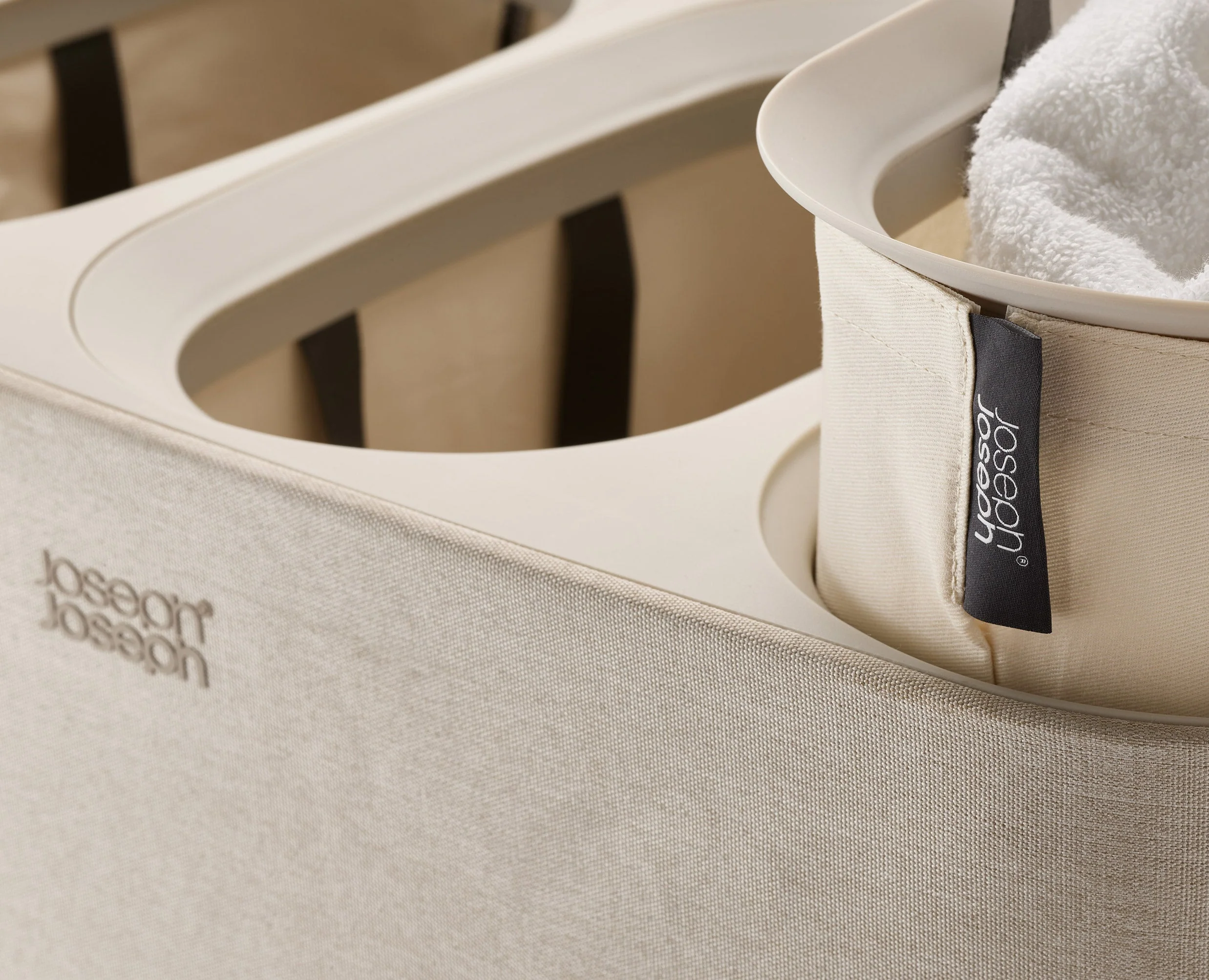 2-piece Laundry Basket & Clothes Airer Set - Image 7