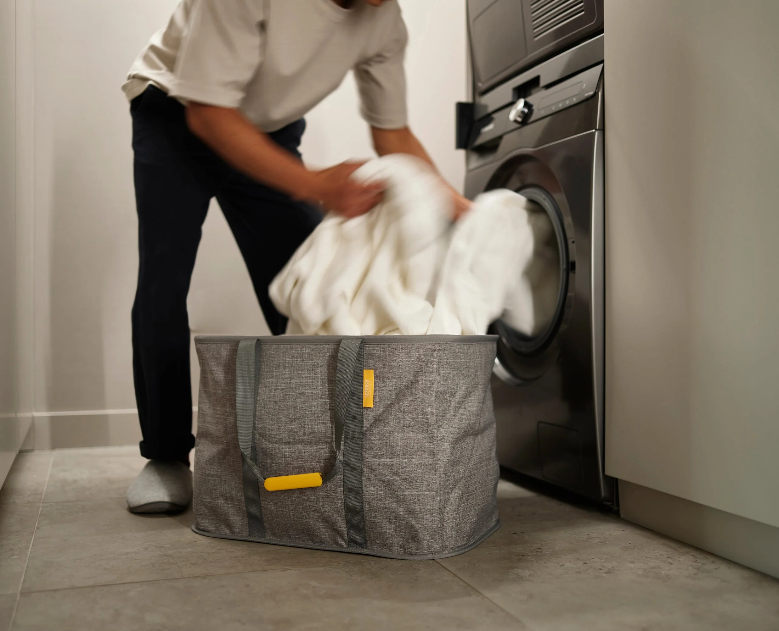 2-piece Grey Tota Trio 90L & Hold-All™ Max 55L Laundry Basket Set - Image 5