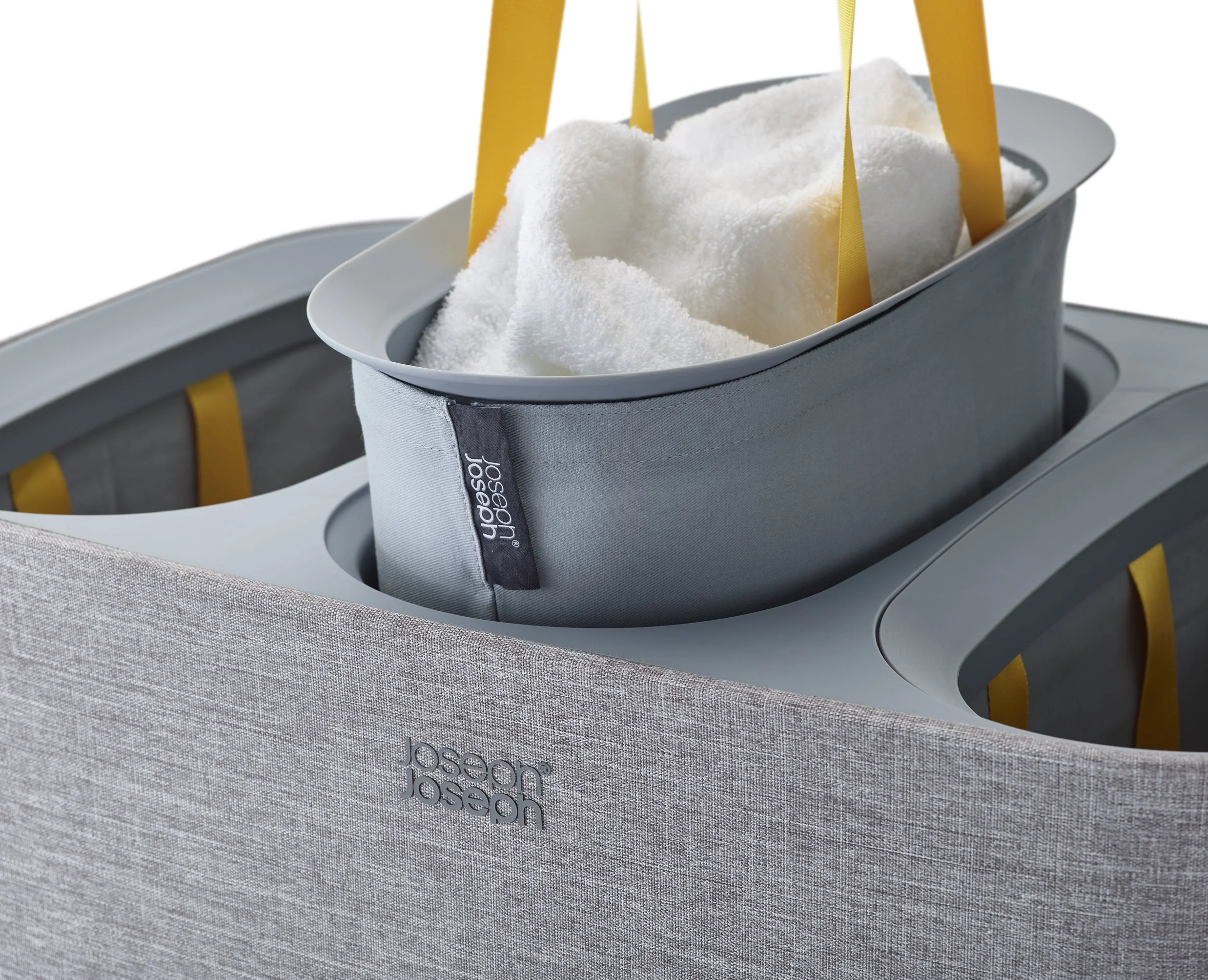 2-piece Grey Tota Trio 90L & Hold-All™ Max 55L Laundry Basket Set - Image 6