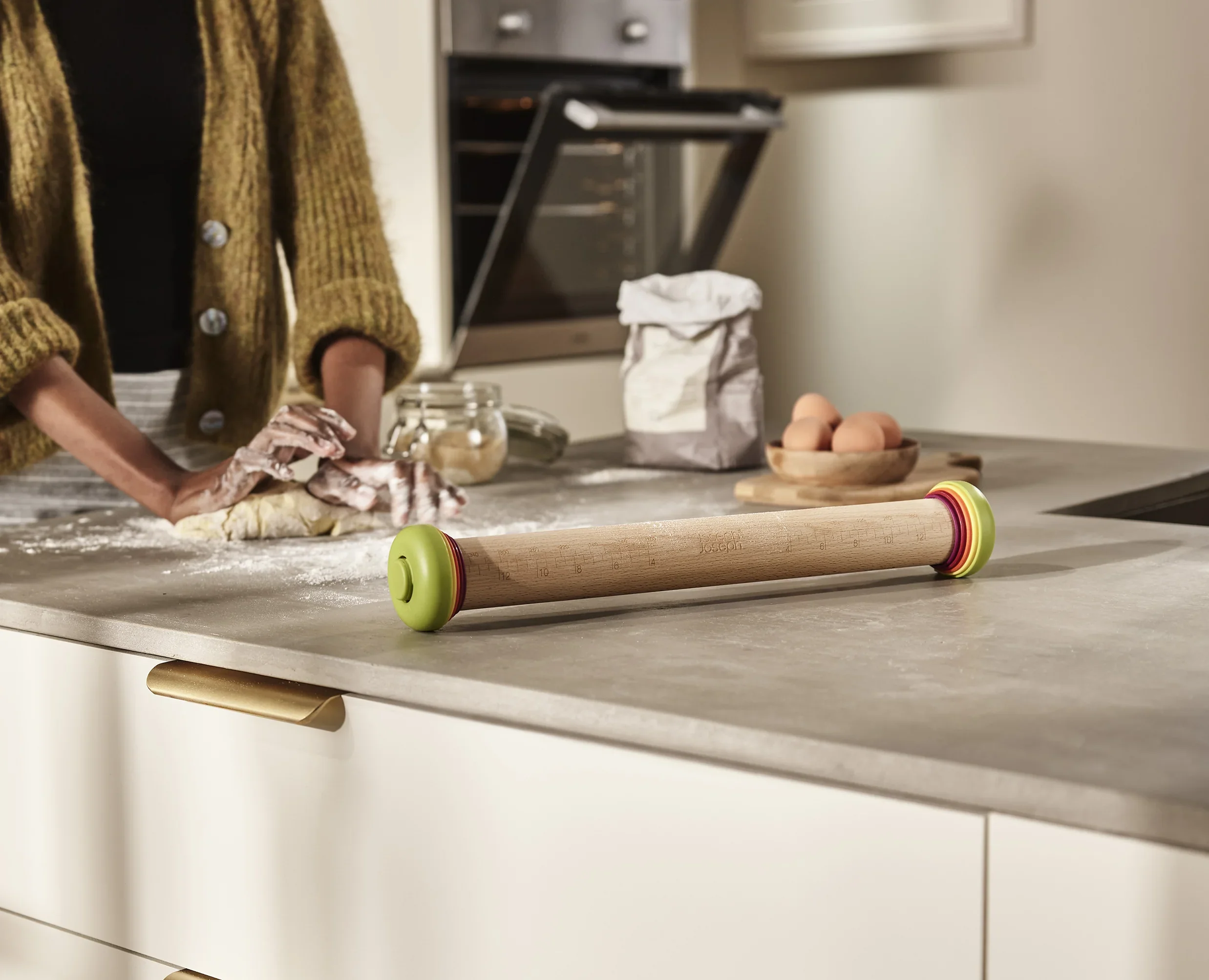 PrecisionPin™ Adjustable Multicolour Rolling Pin - Image 3