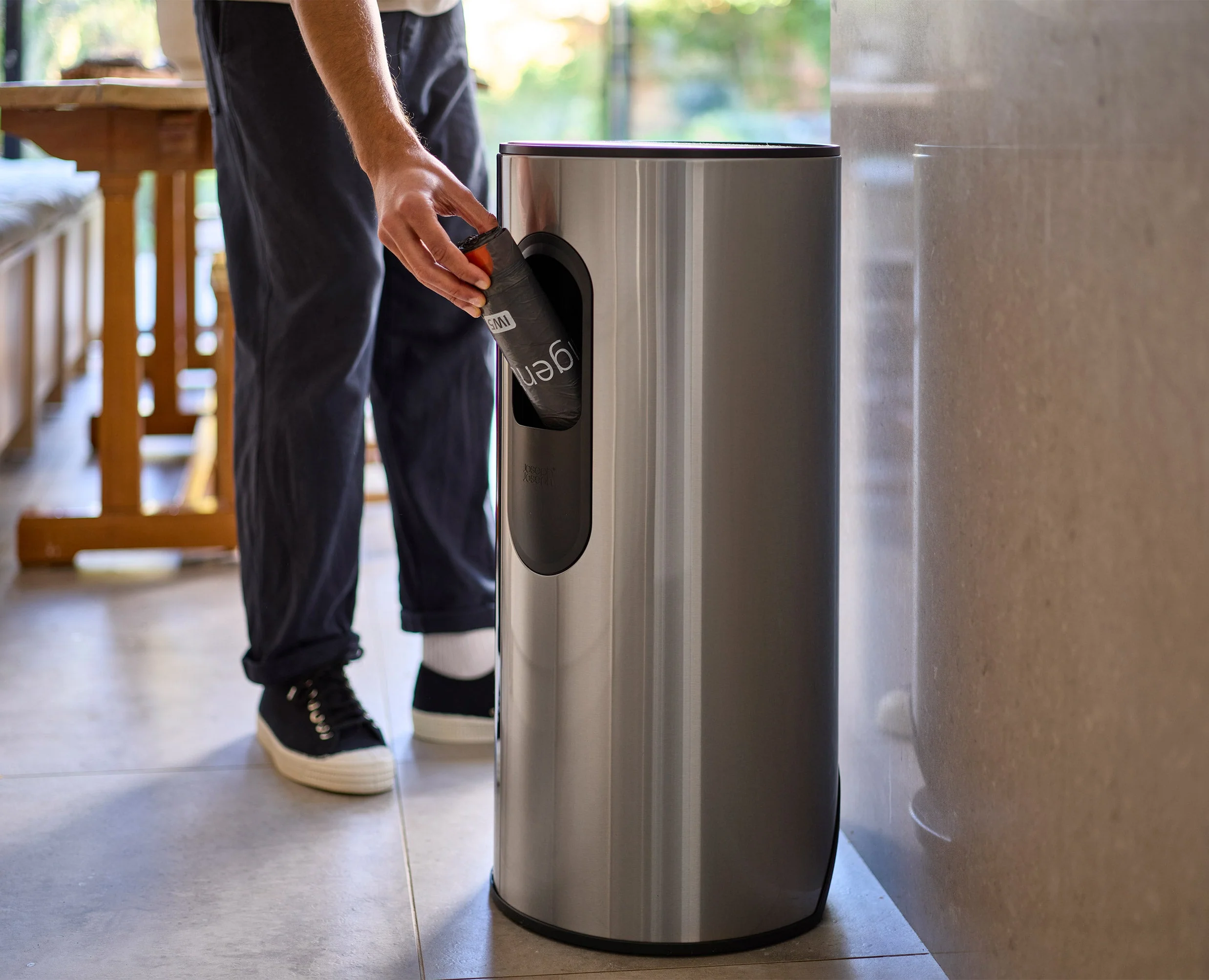 Arc™ 30L Easy-push Stainless-steel Pedal Bin Starter Set - Image 4