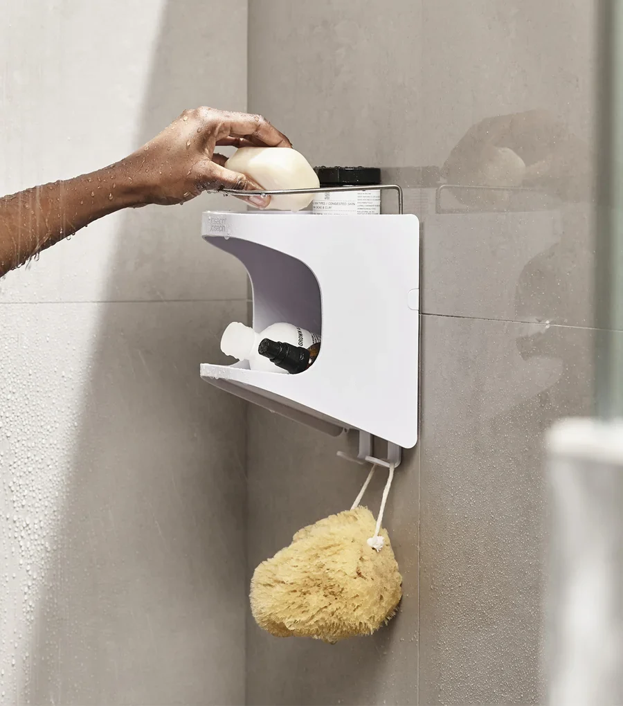 Capsule⢠2-tier White Shower Shelf - Image 2