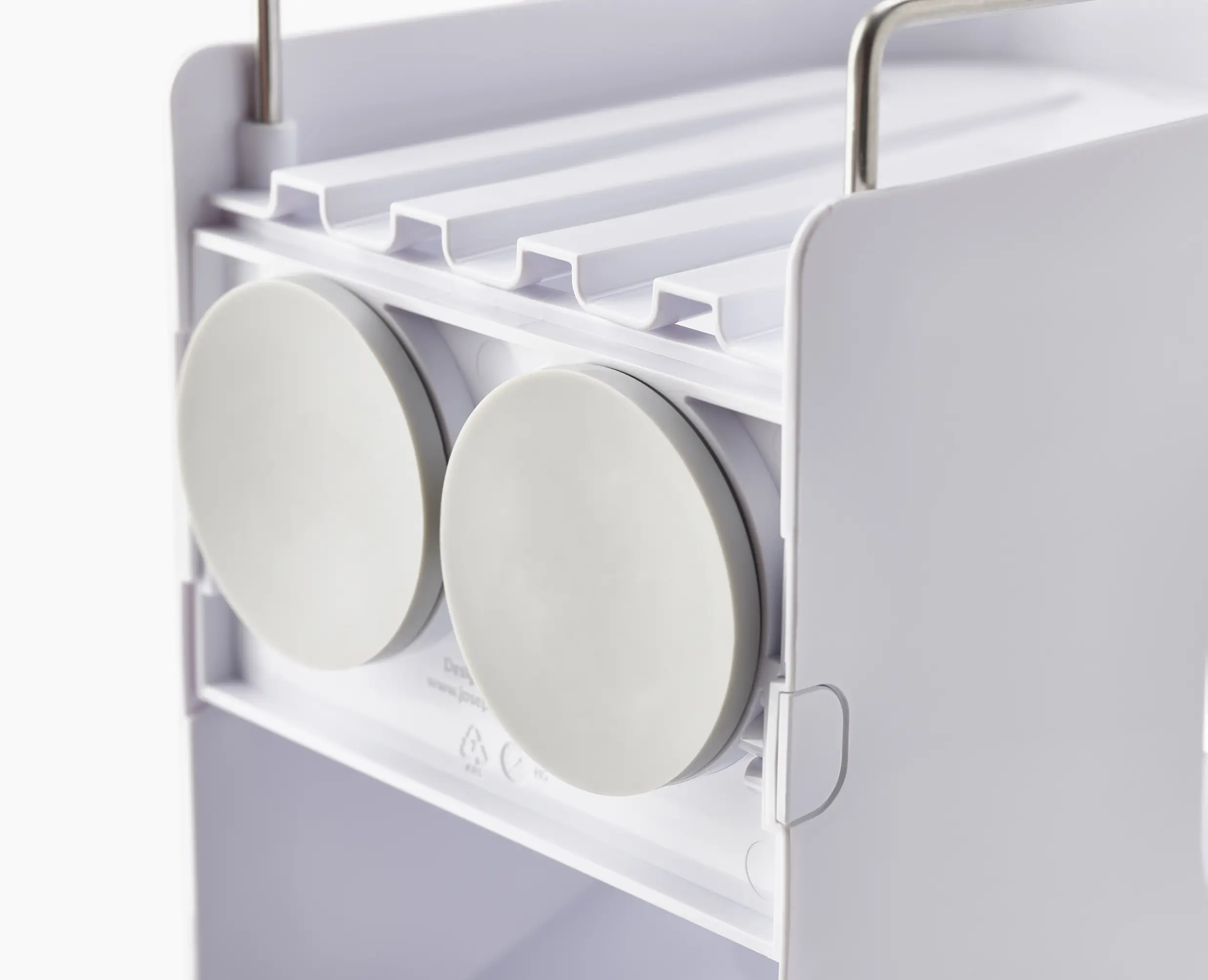 Capsule⢠4-tier White Shower Shelf - Image 8