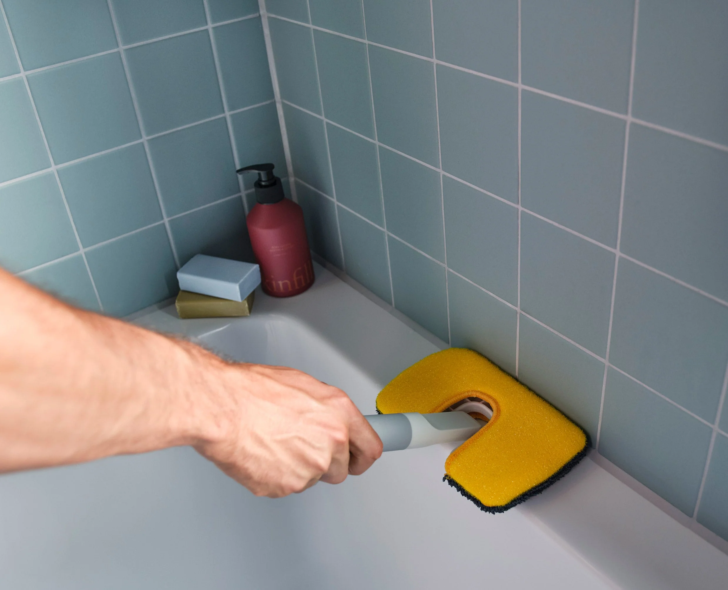 CleanTech™ 2-in-1 Surface Scrubber Tool with Replacement Pad - Image 5