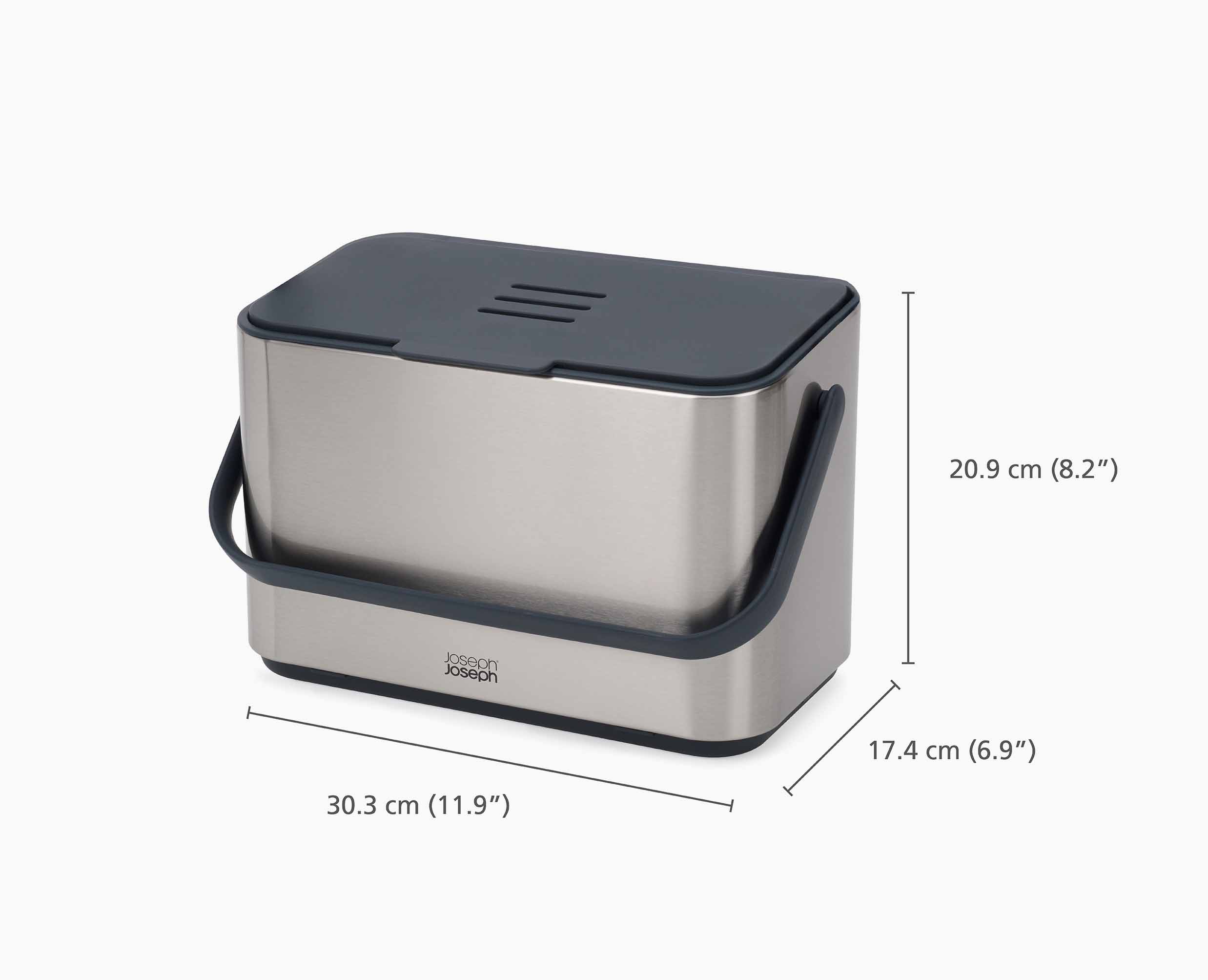 Collect™ 4L Stainless-steel Food Waste Caddy - Image 9
