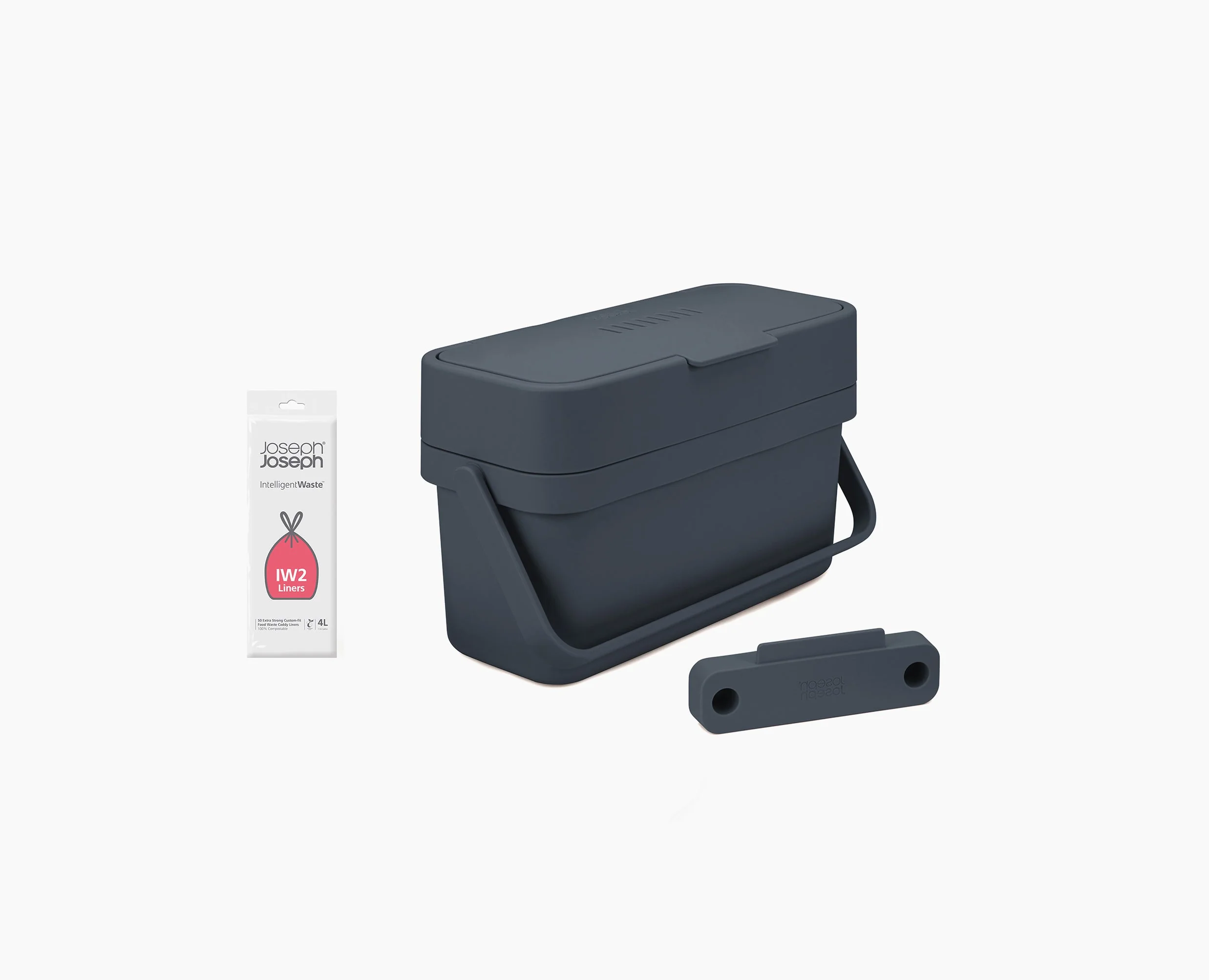 Compo™ 4L Grey Food Waste Caddy Starter Set - Image 3