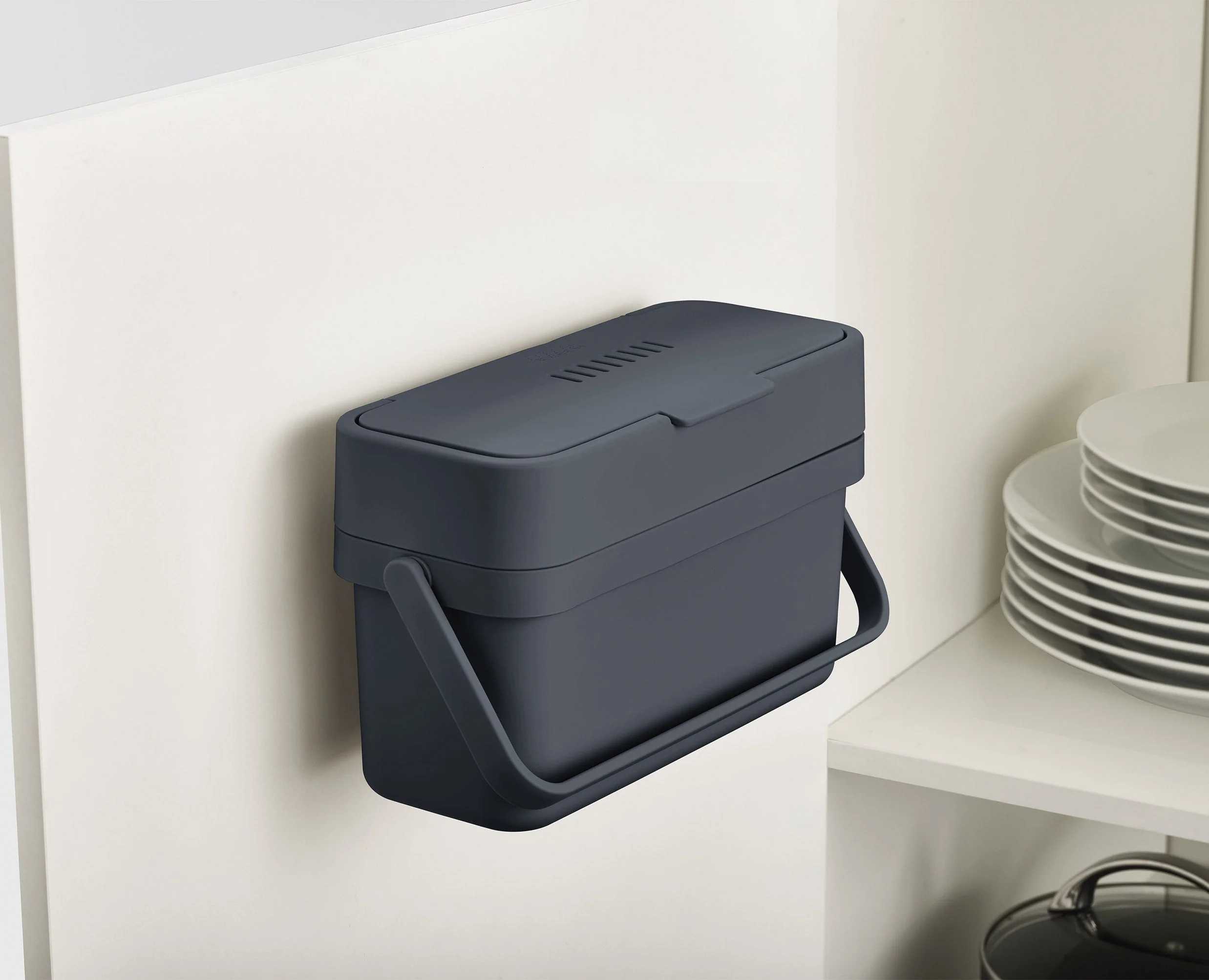 Compo™ 4L Grey Food Waste Caddy Starter Set - Image 4