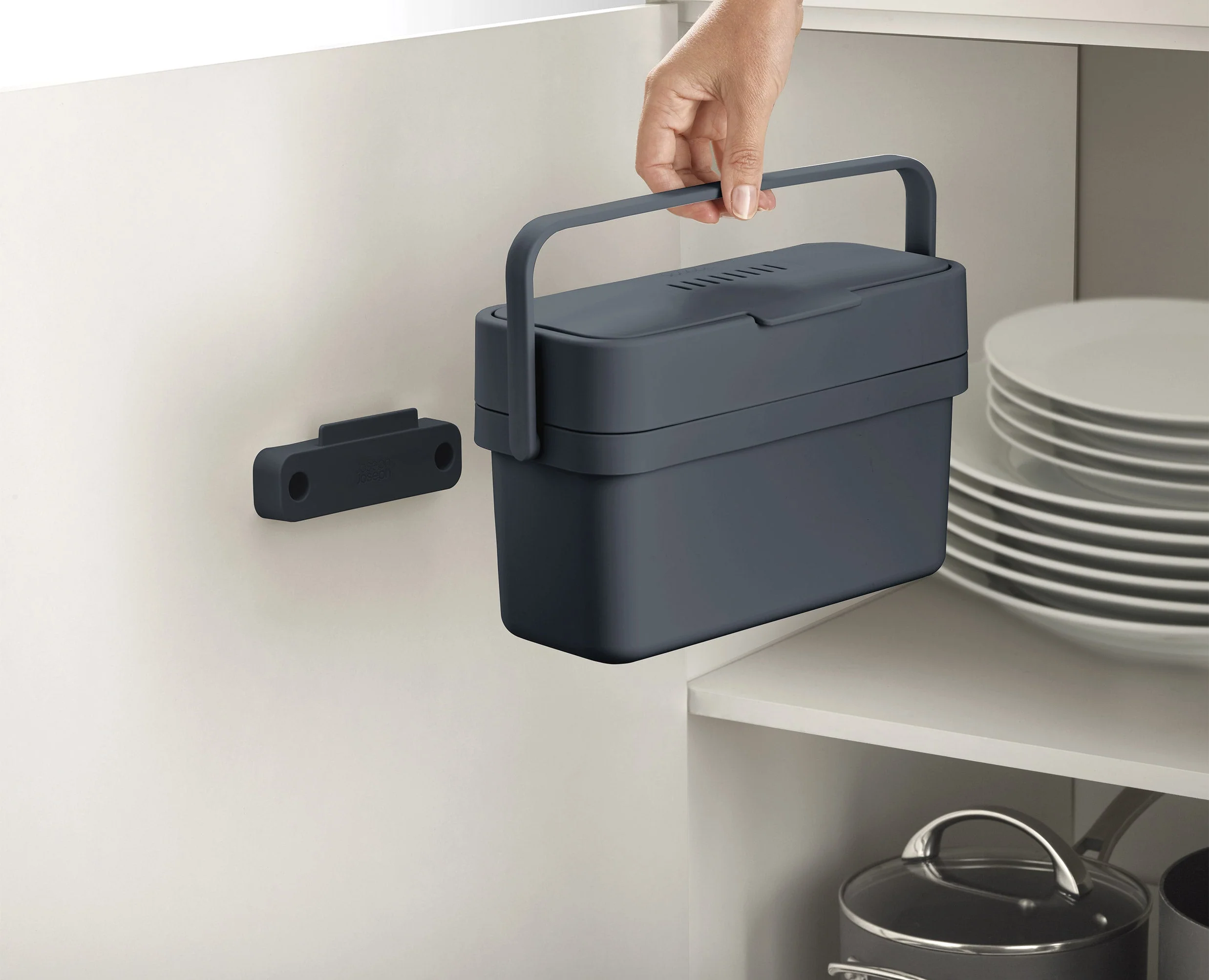 Compo™ 4L Grey Food Waste Caddy Starter Set - Image 6