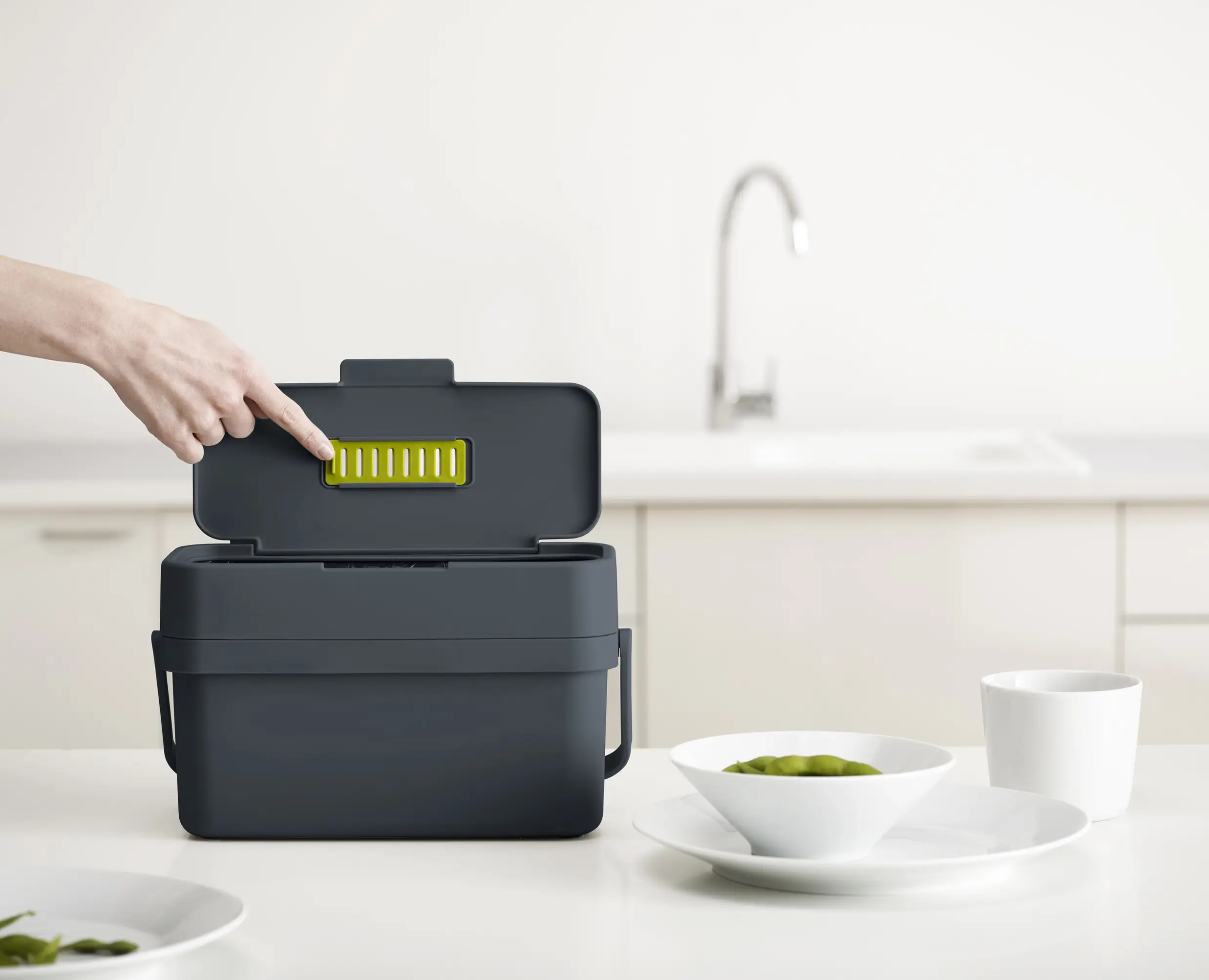 Compo™ 4L Grey Food Waste Caddy - Image 6