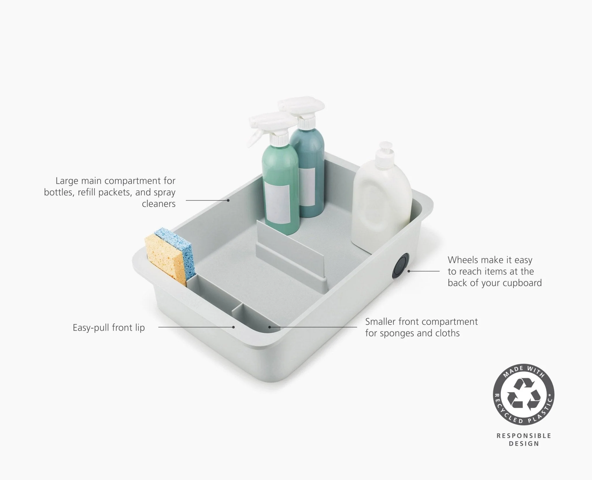 CupboardStore⢠Large Easy-Access Storage Caddy - Image 6