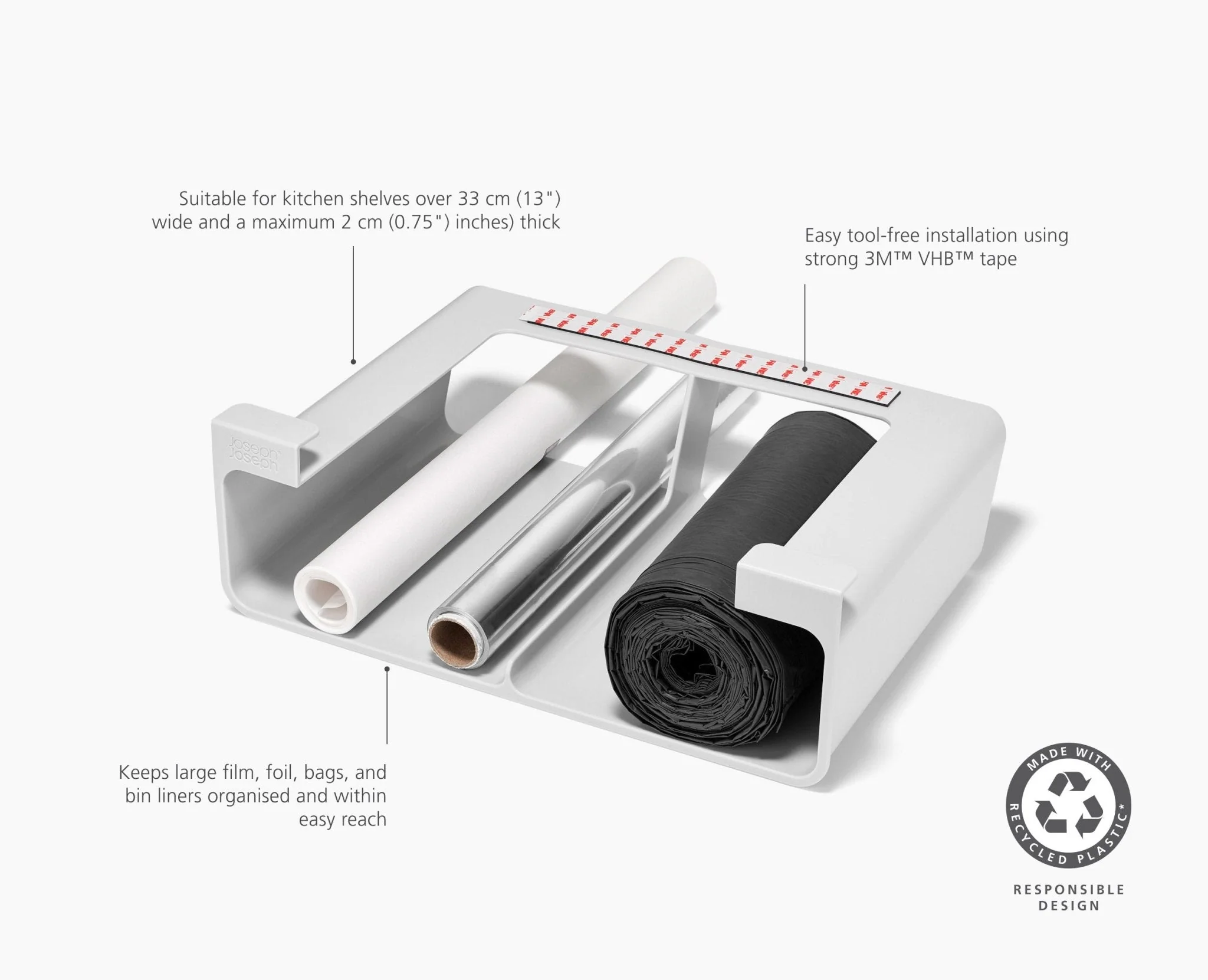 CupboardStore⢠Large Film, Foil & Bag Organiser - Image 6