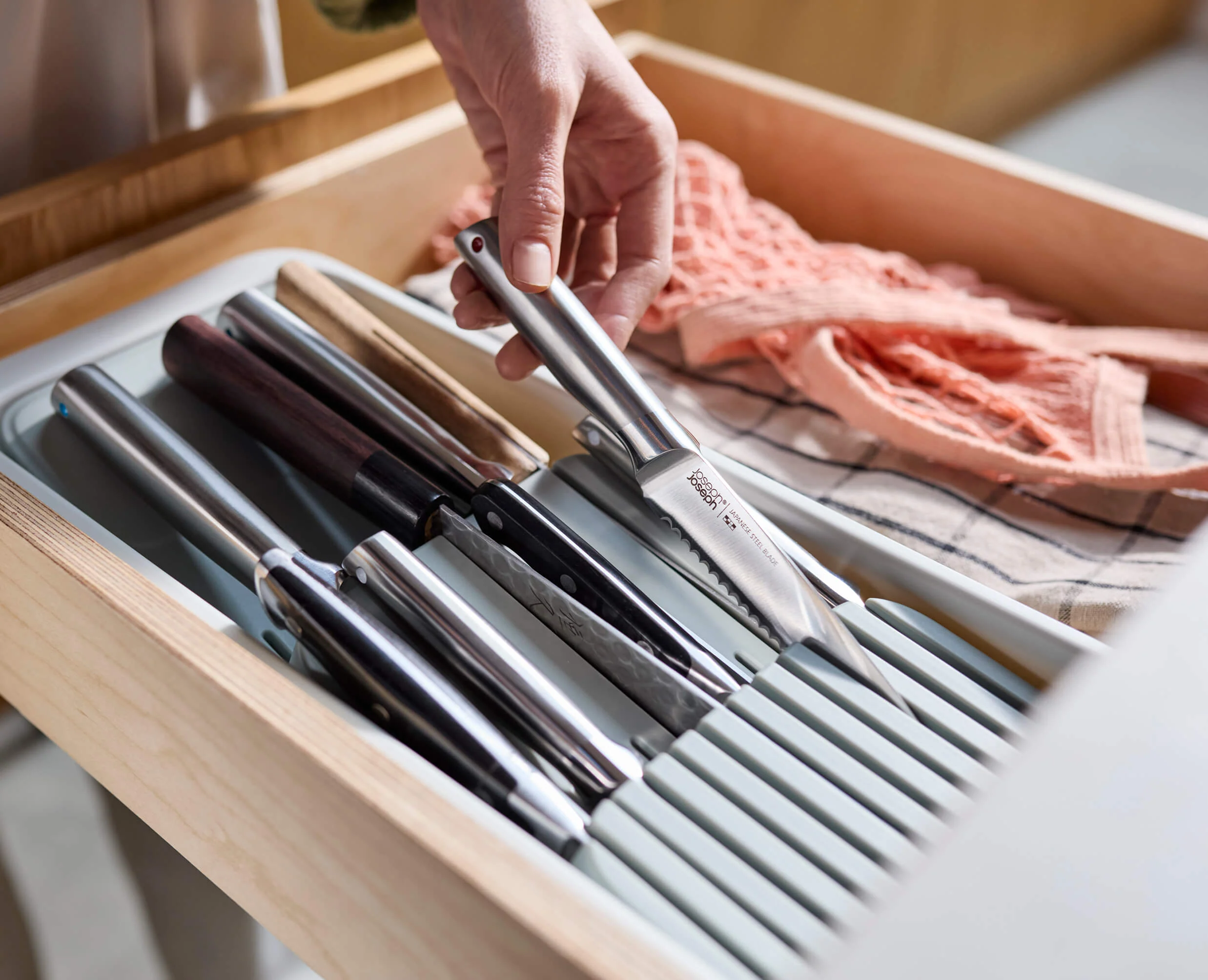 DrawerStore™ 2-Tier Compact Knife Organiser - Image 2