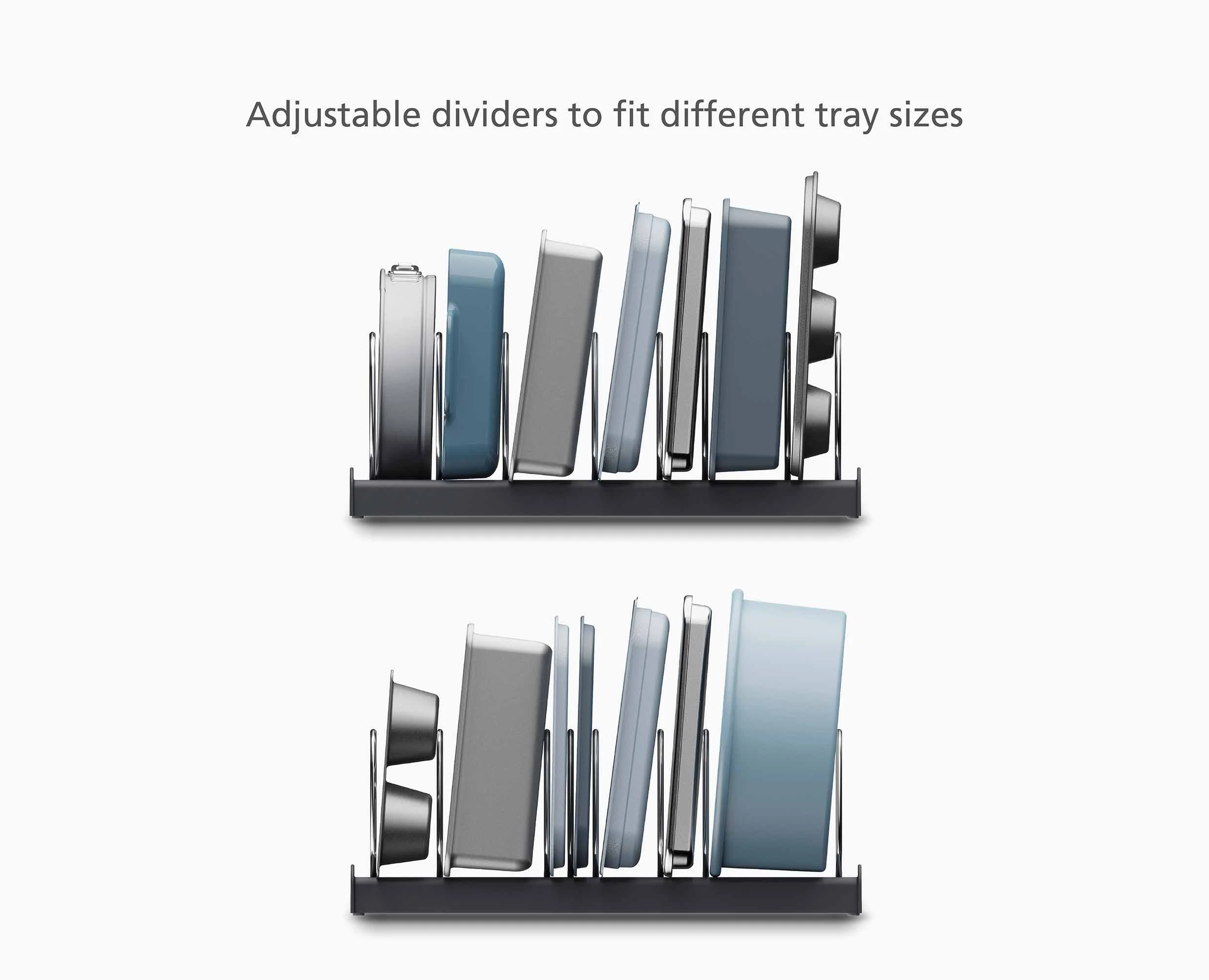 DrawerStore™ Grey Baking Tray Organiser - Image 6