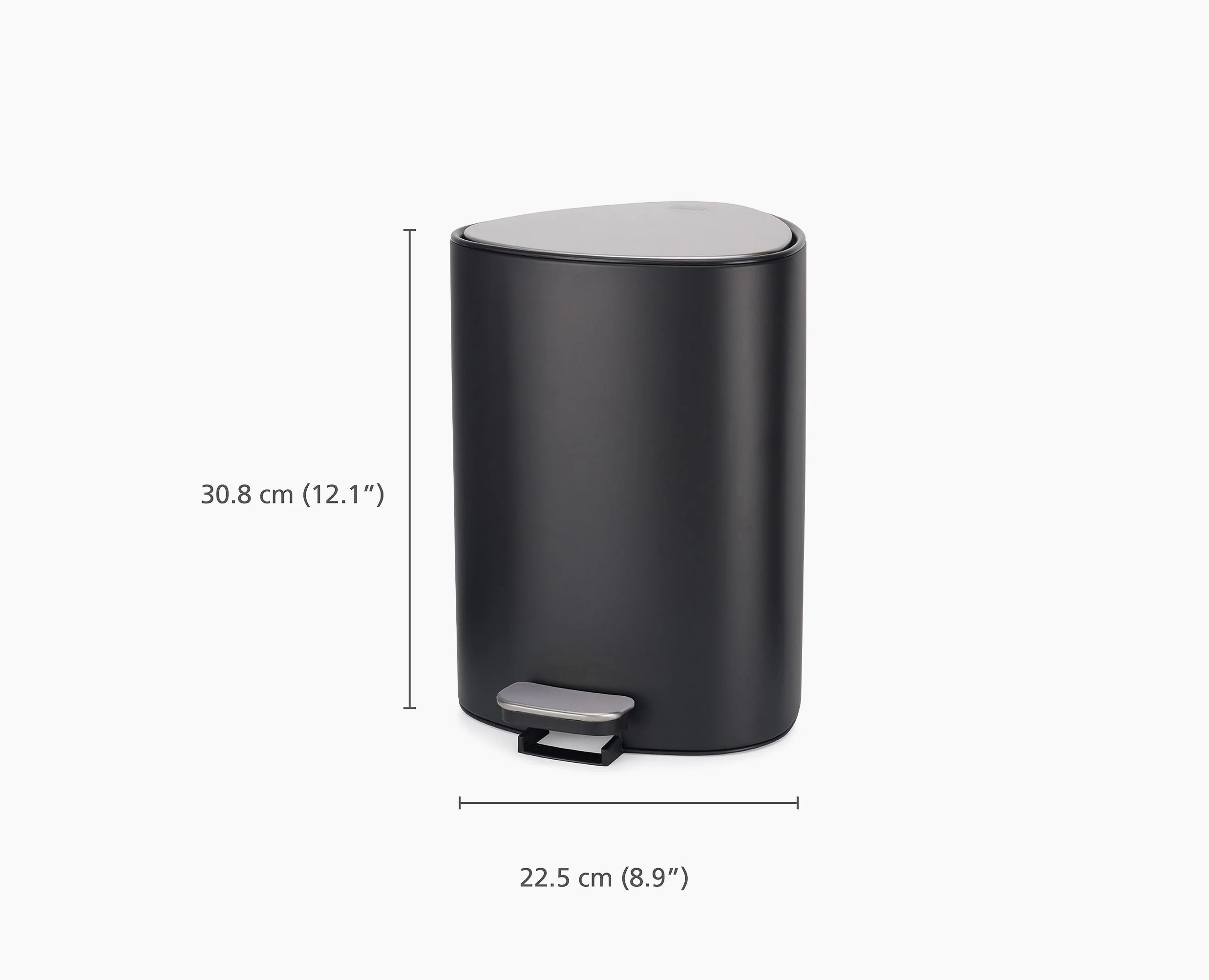 EasyStore™ 5L Matt Black Bathroom Pedal Bin - Image 7