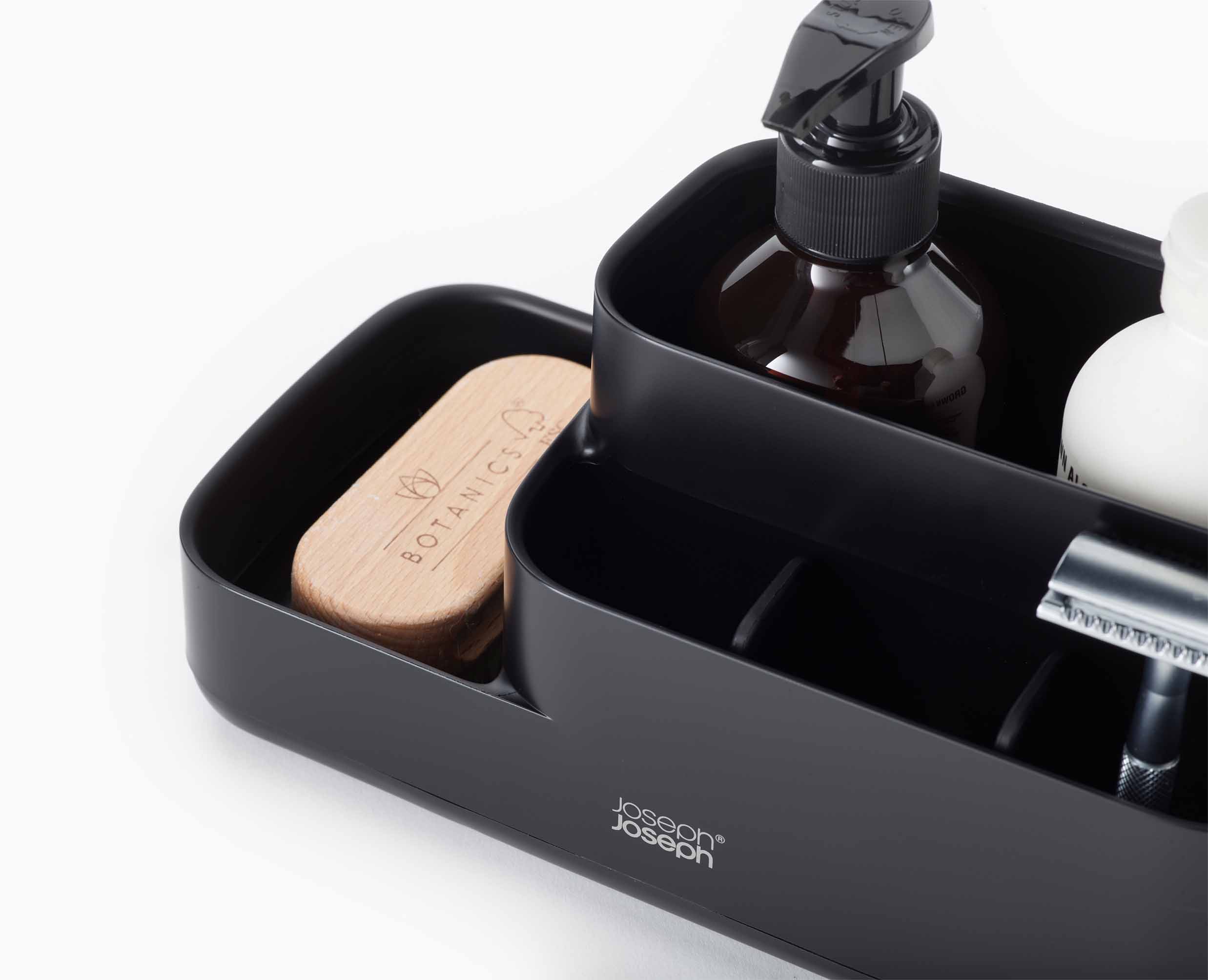 EasyStore™ Matt Black Bathroom Storage Caddy - Image 5