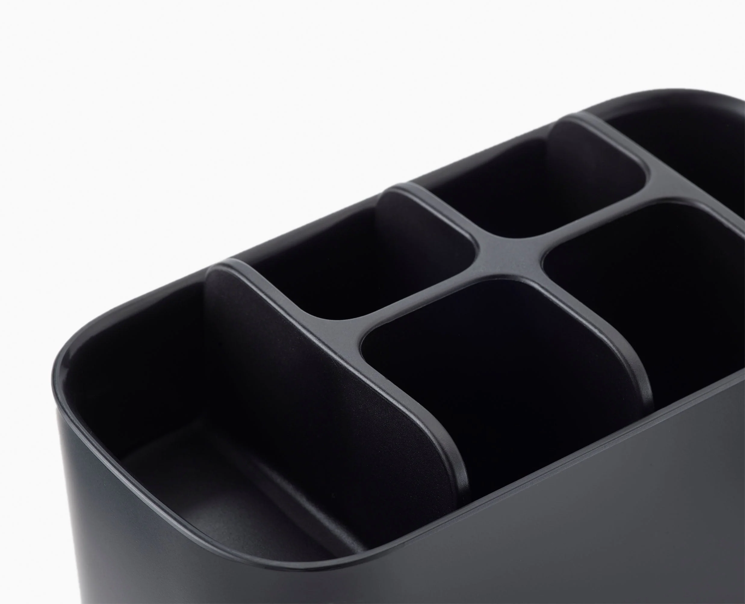 EasyStore™ Large Matt Black Toothbrush Holder - Image 6