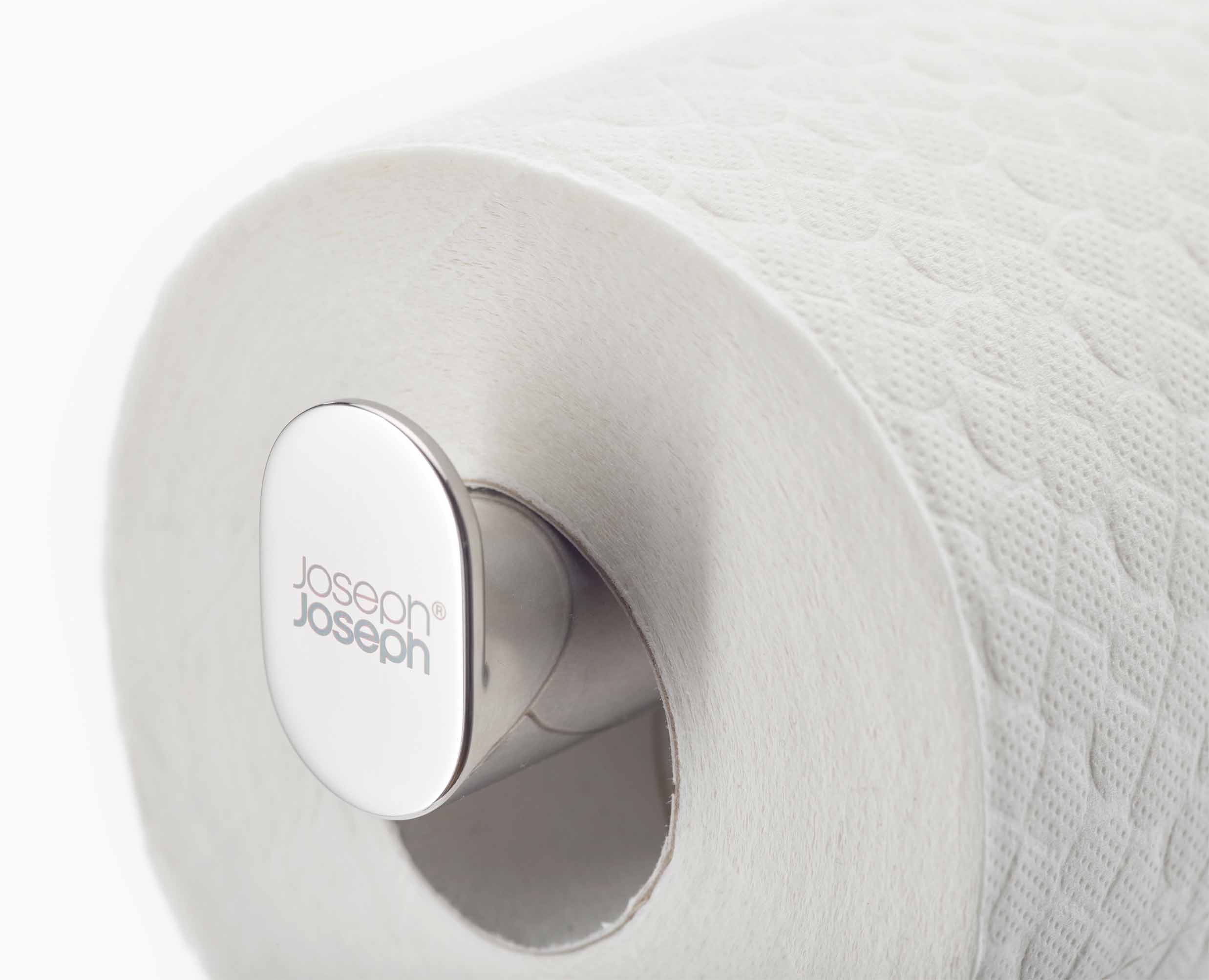 EasyStore™ Luxe 2-in-1 Stainless-steel Toilet Roll Stand - Image 7