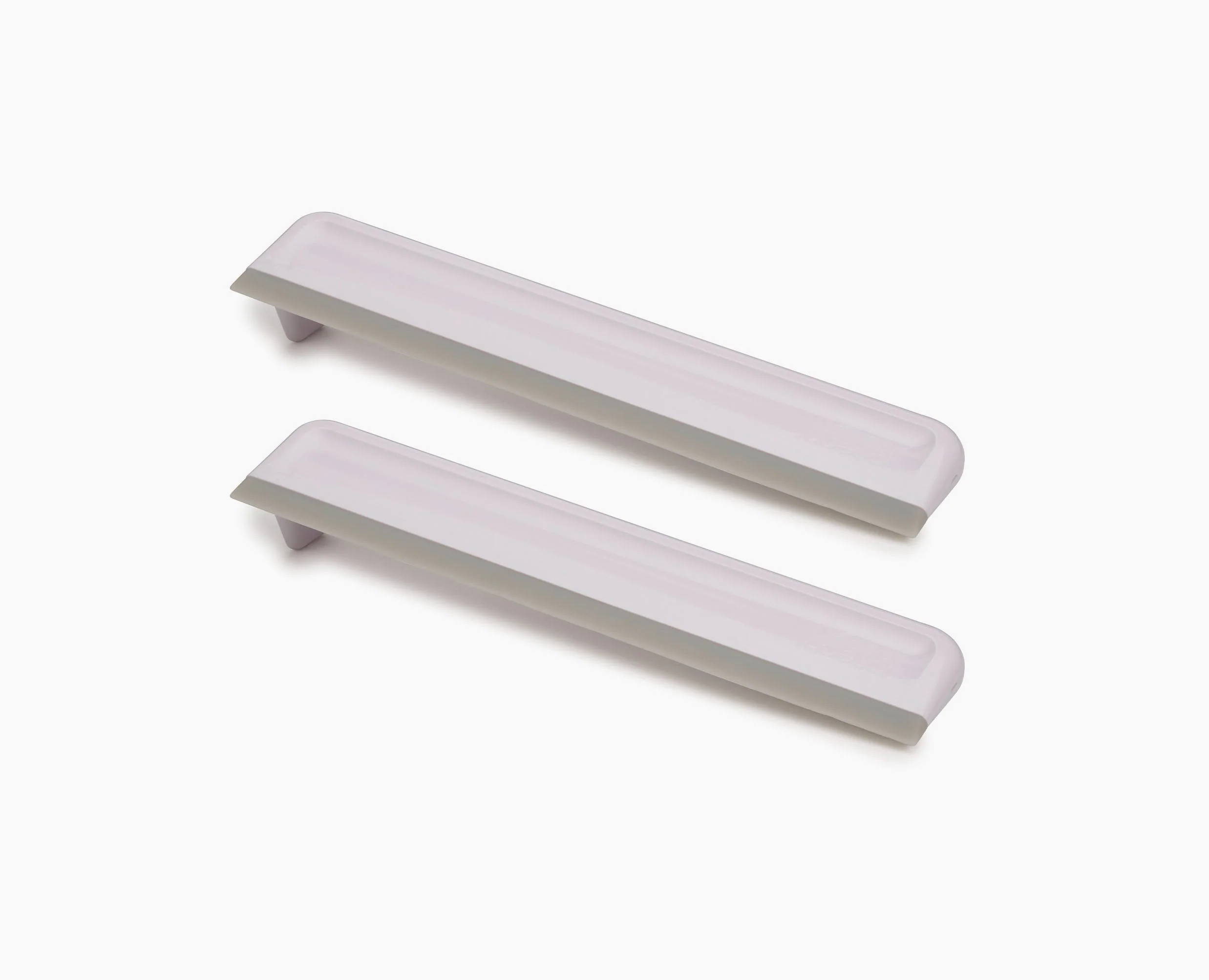 EasyStore™ Pack of 2 Light Grey Shower Squeegees - Image 3