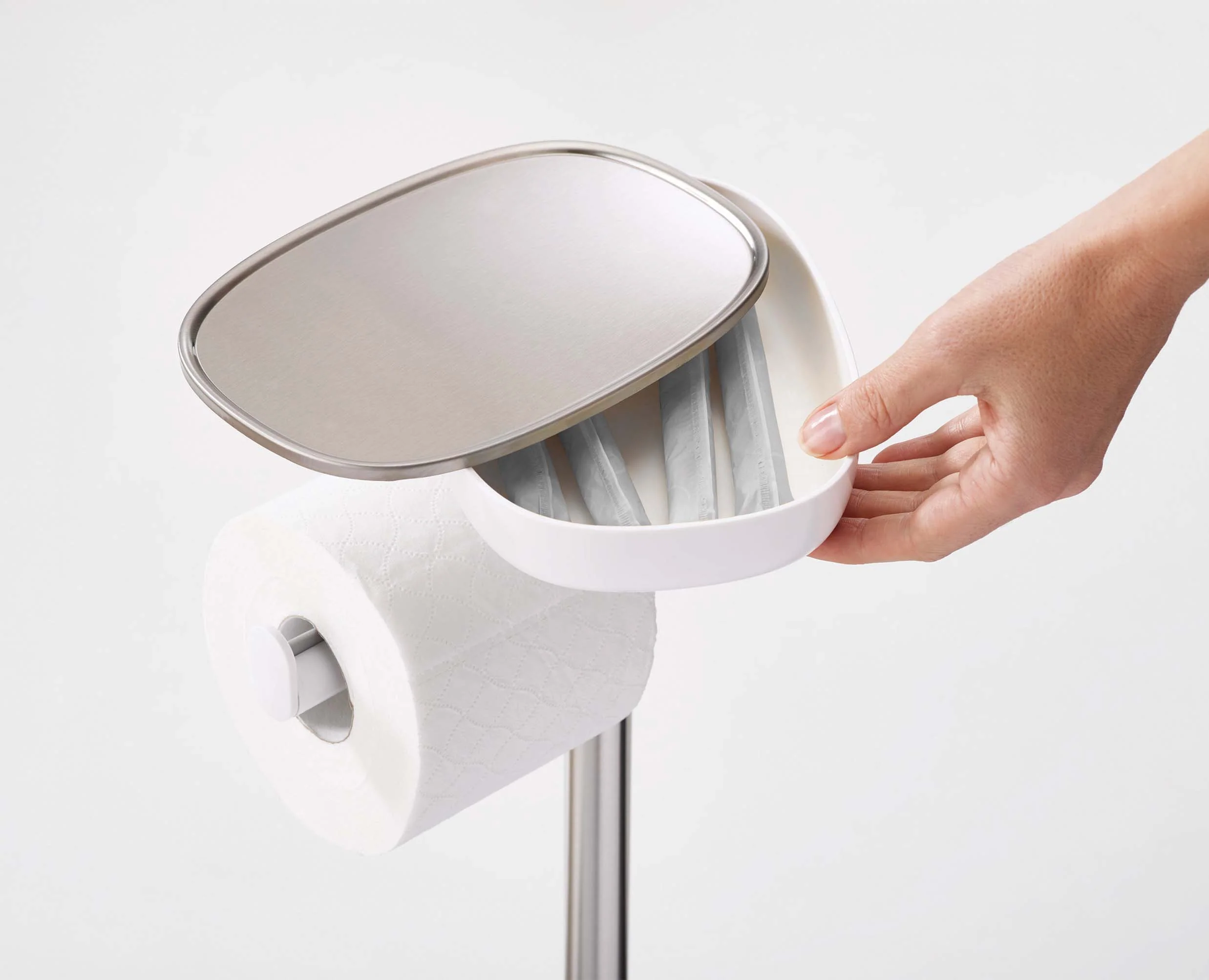EasyStore™ Stainless-steel Toilet Roll Holder - Image 4