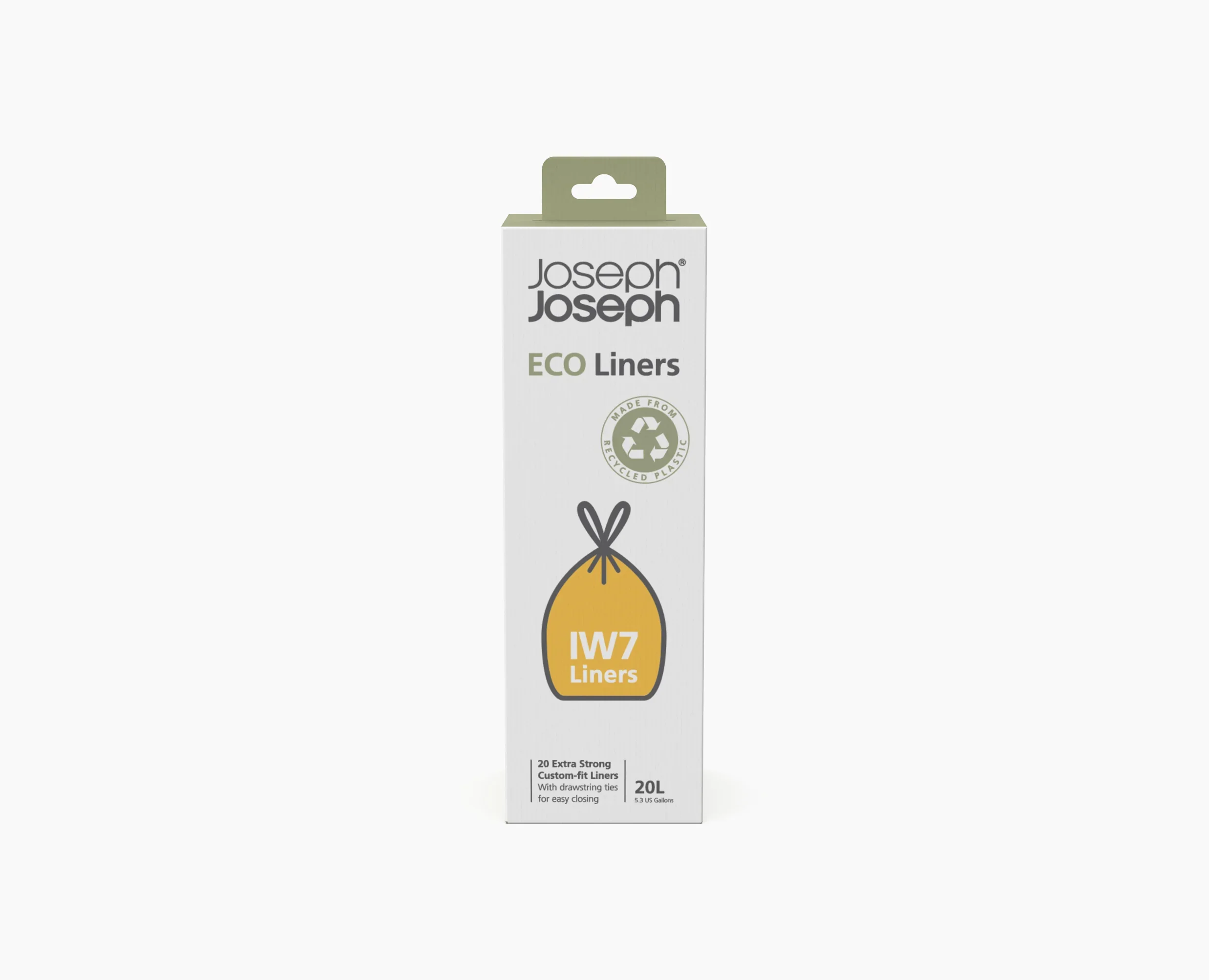 IW7 20L Grey Recycled Bin Liners - Image 3
