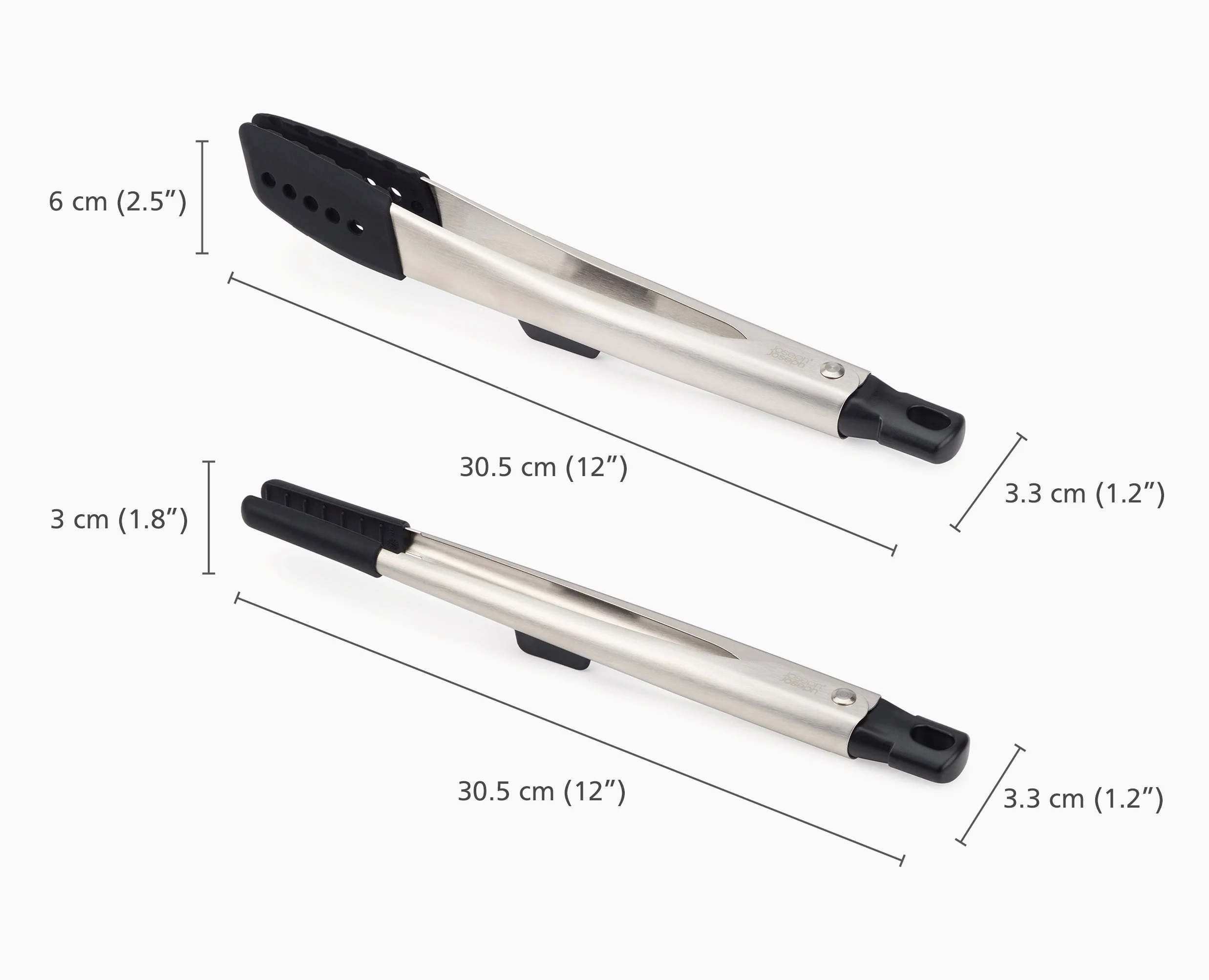 Elevate⢠Fusion 2-piece Stainless-steel Tong Set - Image 11