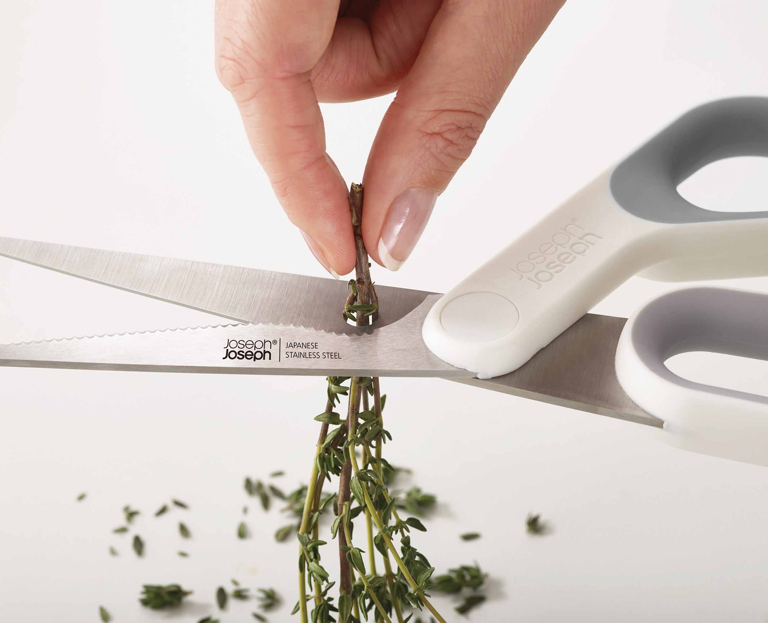 Elevate™ Fusion 5-piece Knife & Scissor Set with Beechwood Block - Image 6