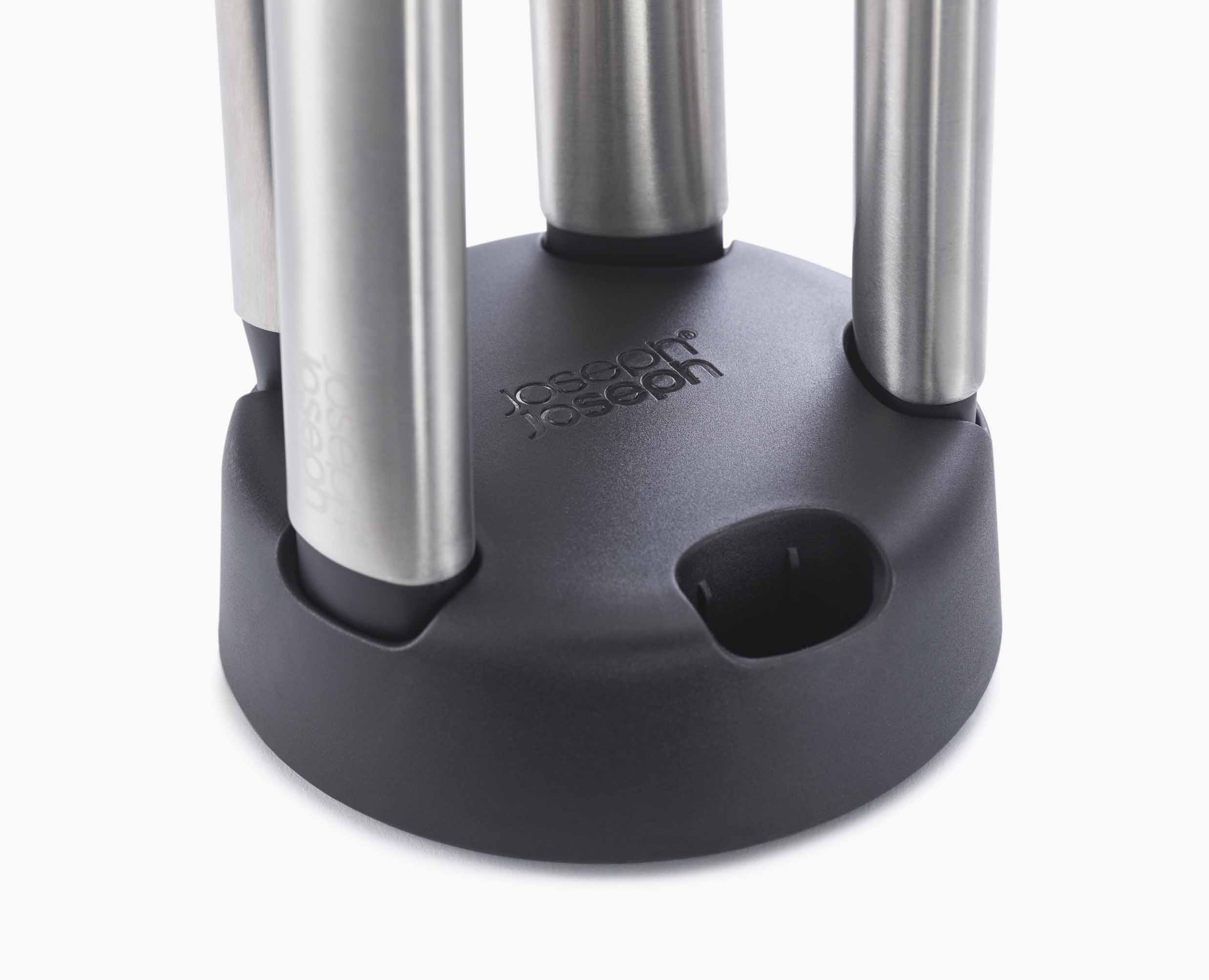 Elevate™ Fusion 5-piece Stainless-steel Utensil Set with Compact Stand - Image 7