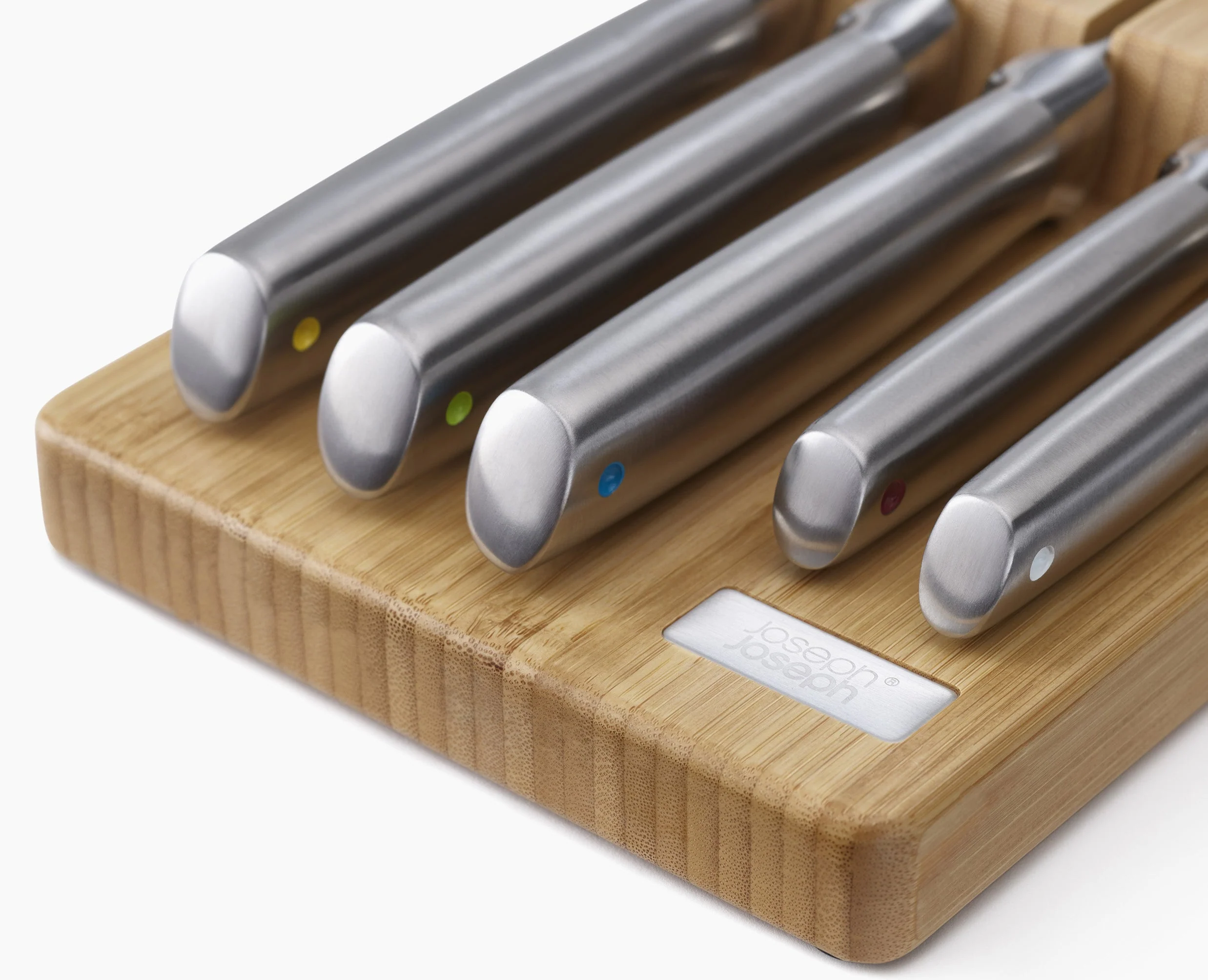 Elevate™ Steel Knife Set with In-drawer Bamboo Storage Tray - Image 6