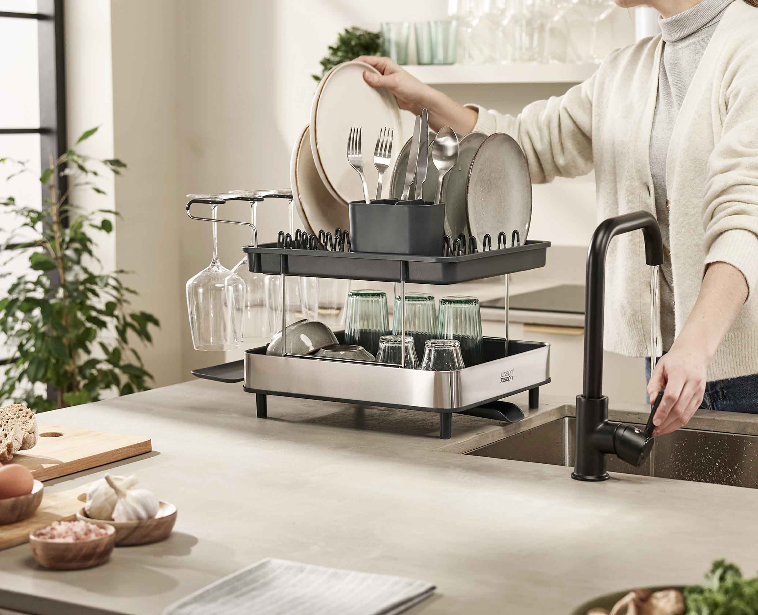 Excel™ Stainless-steel 2-Tier Dish Rack - Image 3