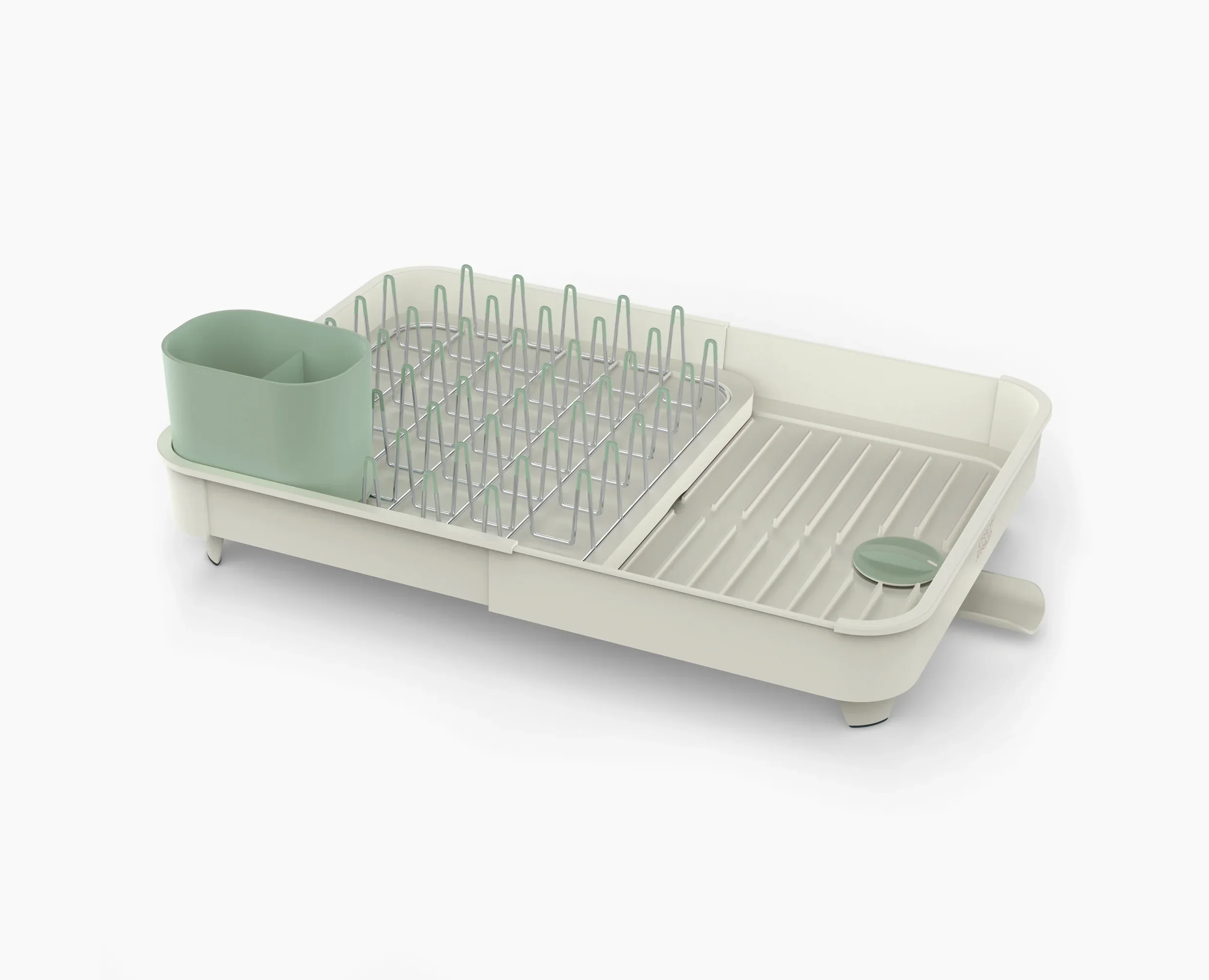 Extend™ Stone Green Expandable Dish Drainer - Image 4