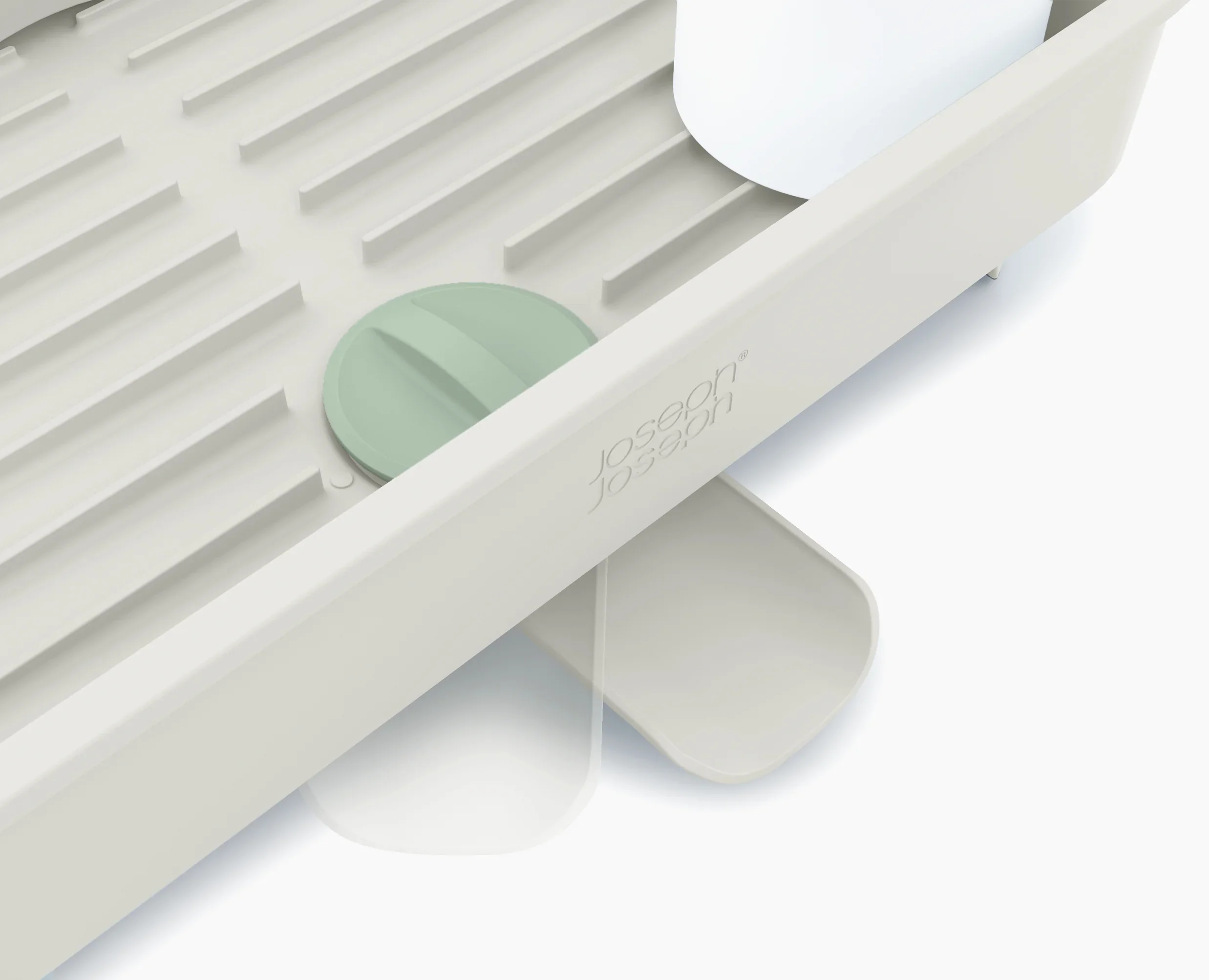 Extend™ Stone Green Expandable Dish Drainer - Image 5