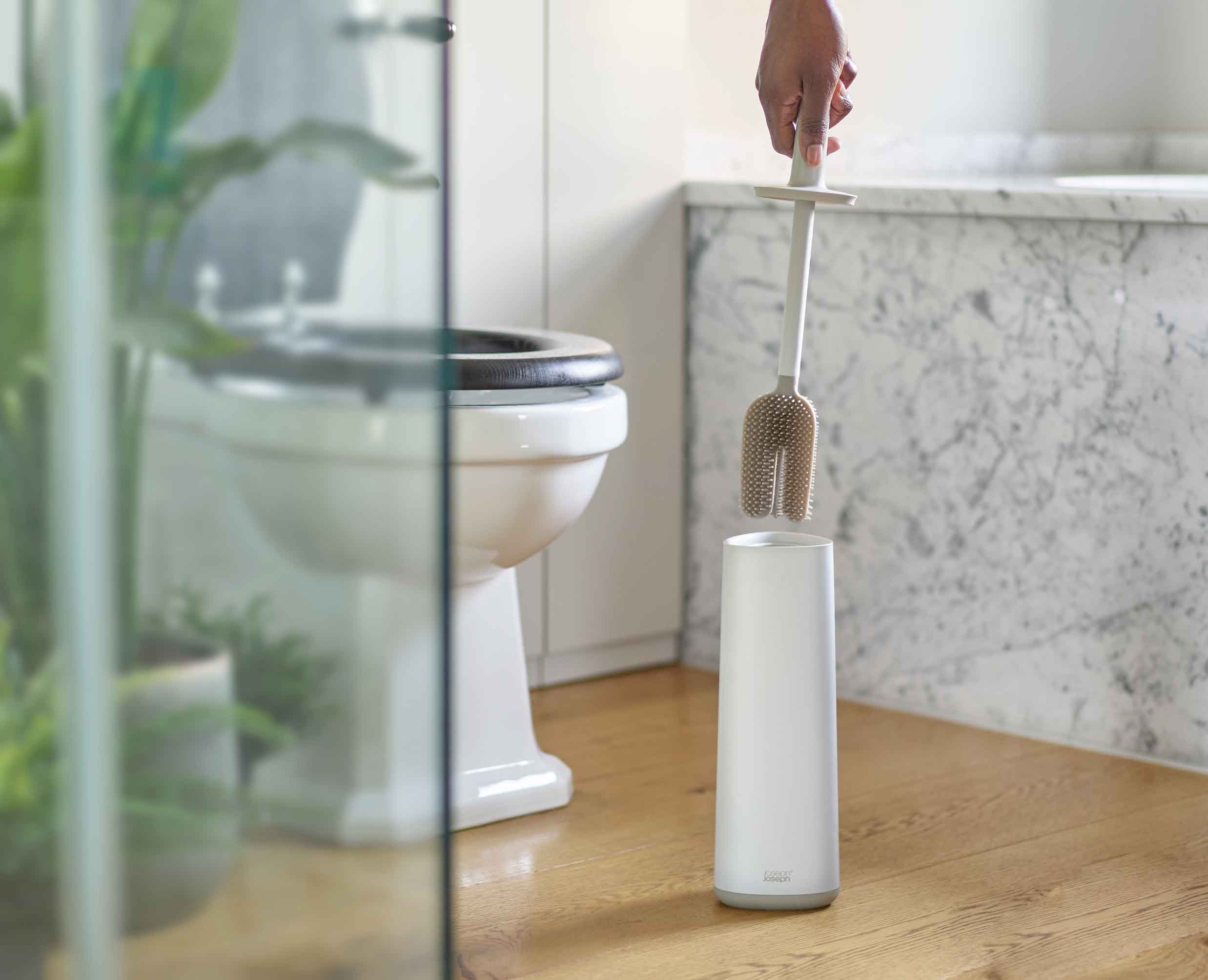 Flex™ 360 Matt Ecru Toilet Brush - Image 3