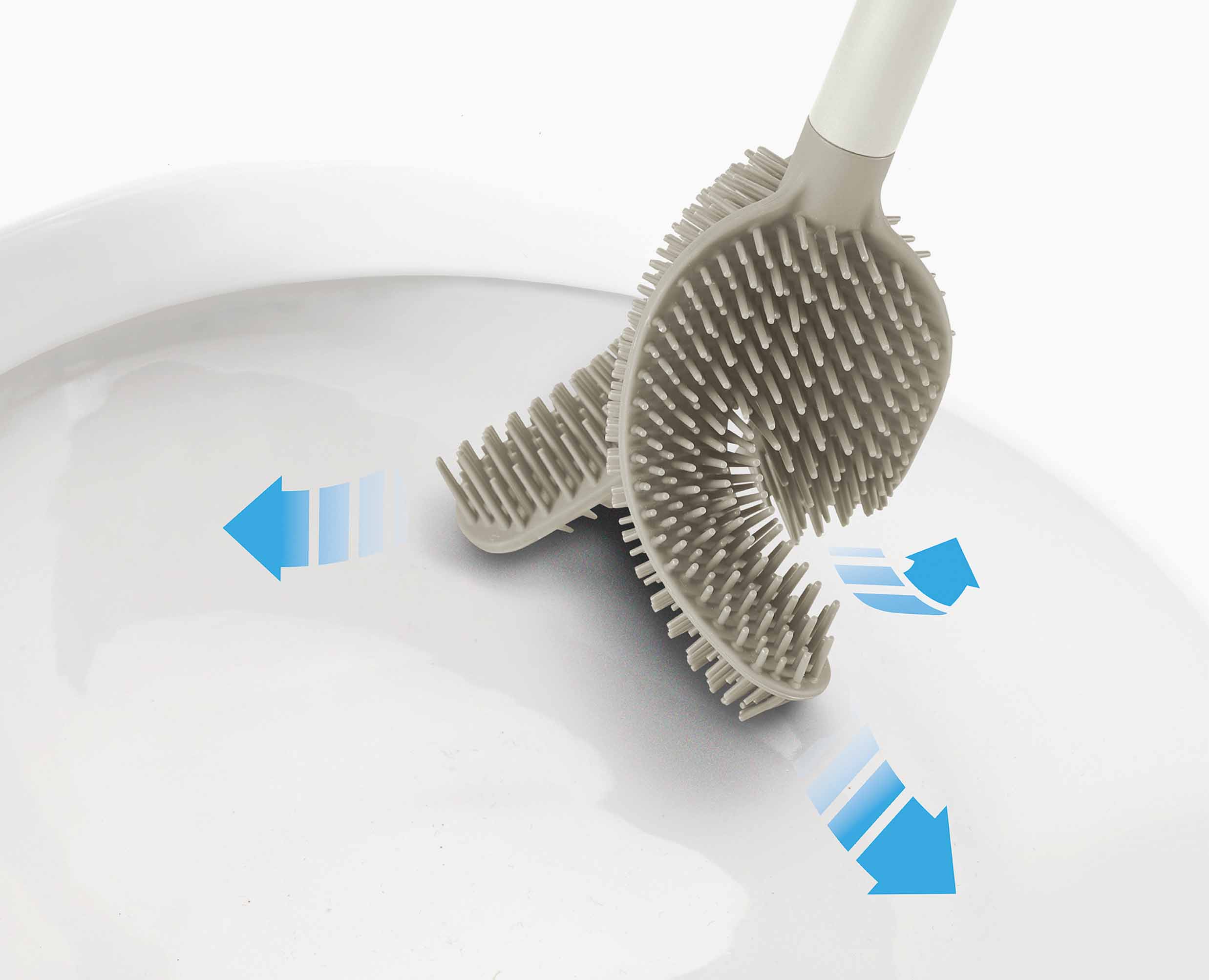 Flex™ 360 Matt Ecru Toilet Brush - Image 4