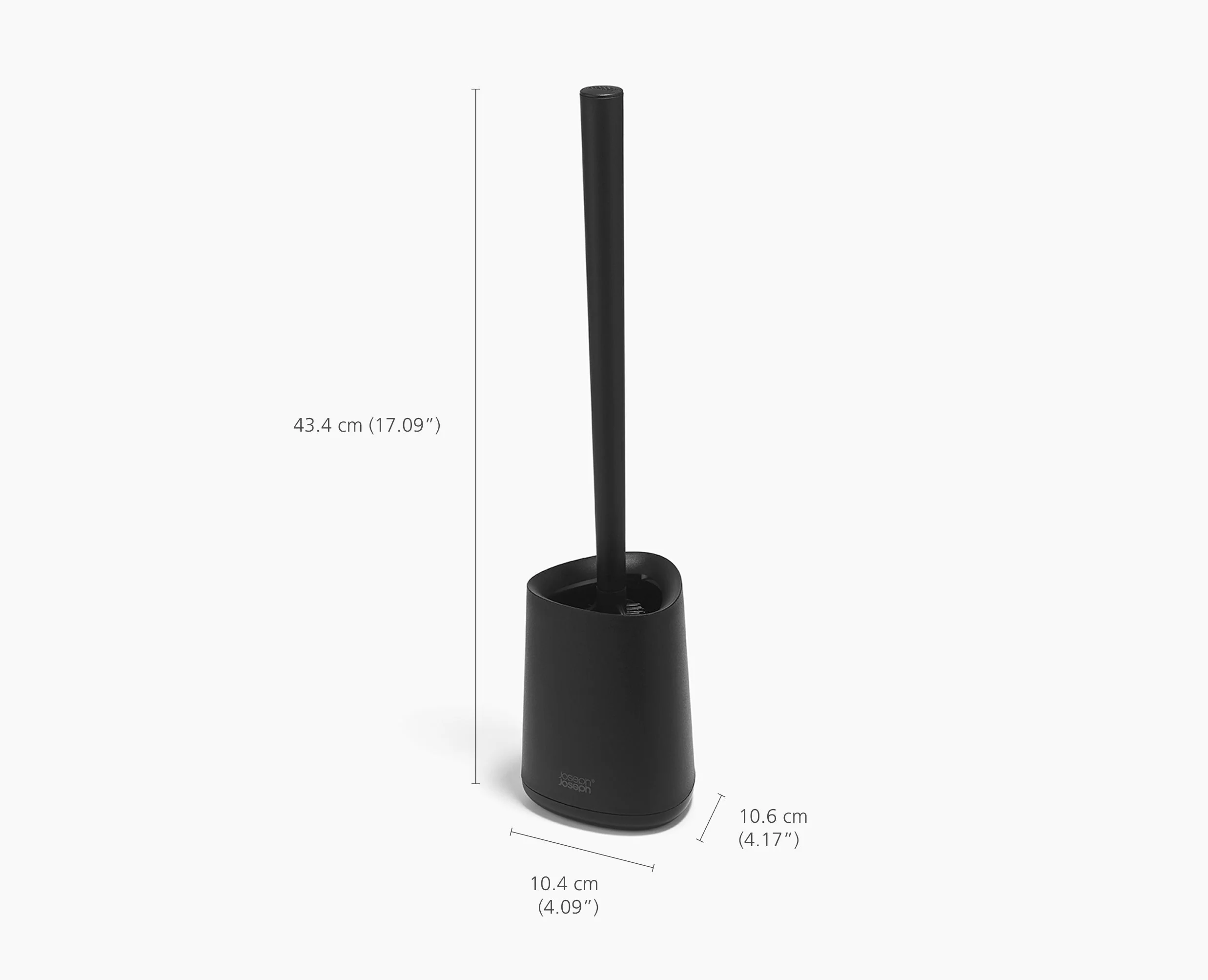 Flex™ 360 Lite Pack of 2 Matt Black Toilet Brushes - Image 9