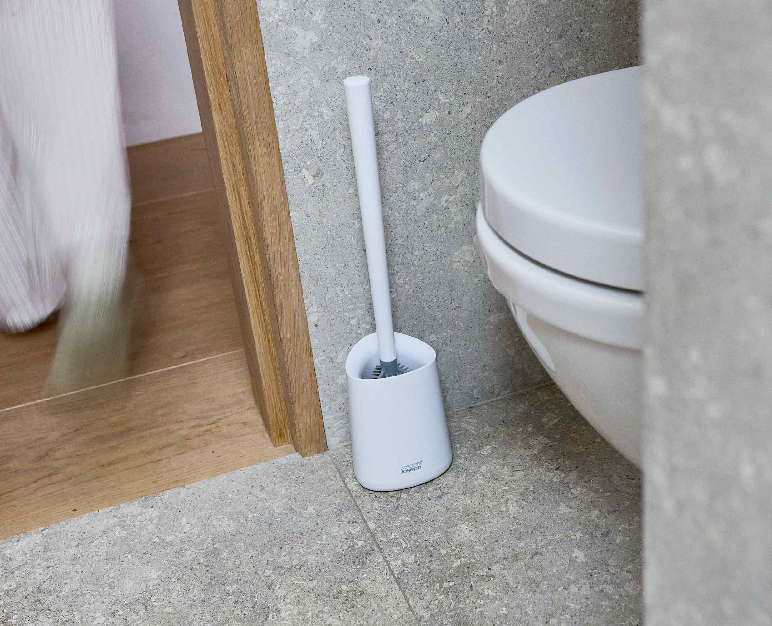 Flex™ 360 Lite Pack of 2 Matt White Toilet Brushes - Image 2