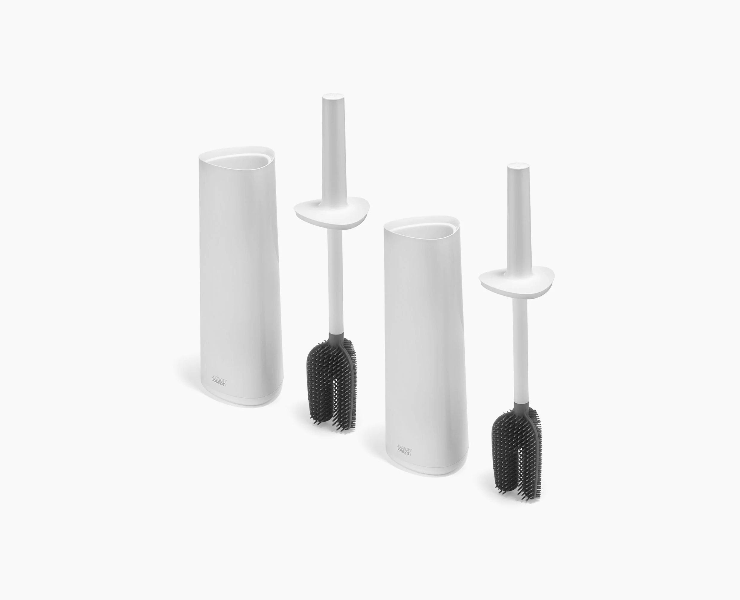 Flex™ 360 Pack of 2 Gloss White Toilet Brushes - Image 3