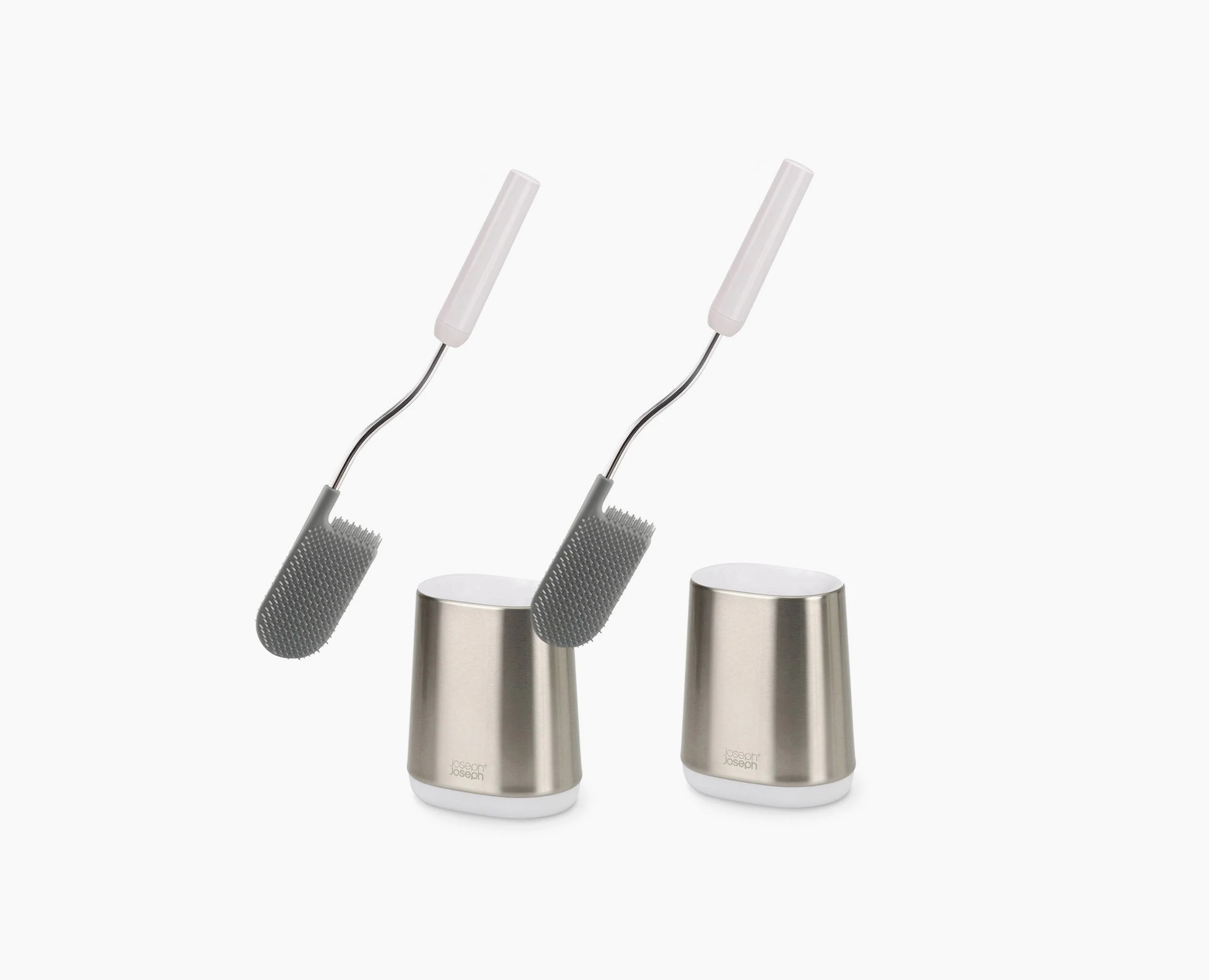 Flex™ Lite Pack of 2 Stainless-Steel Toilet Brushes - Image 3