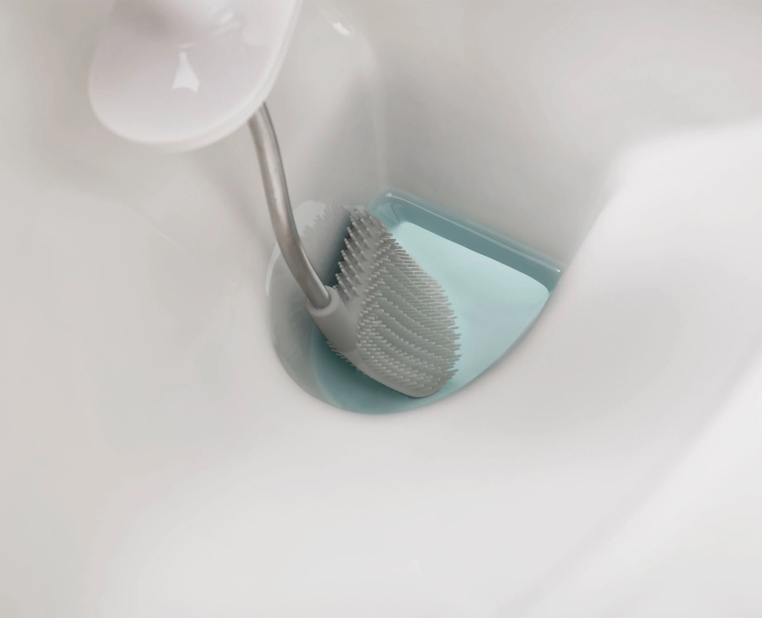 Flex™ Plus Light Grey Toilet Brush with Storage Caddy - Image 5