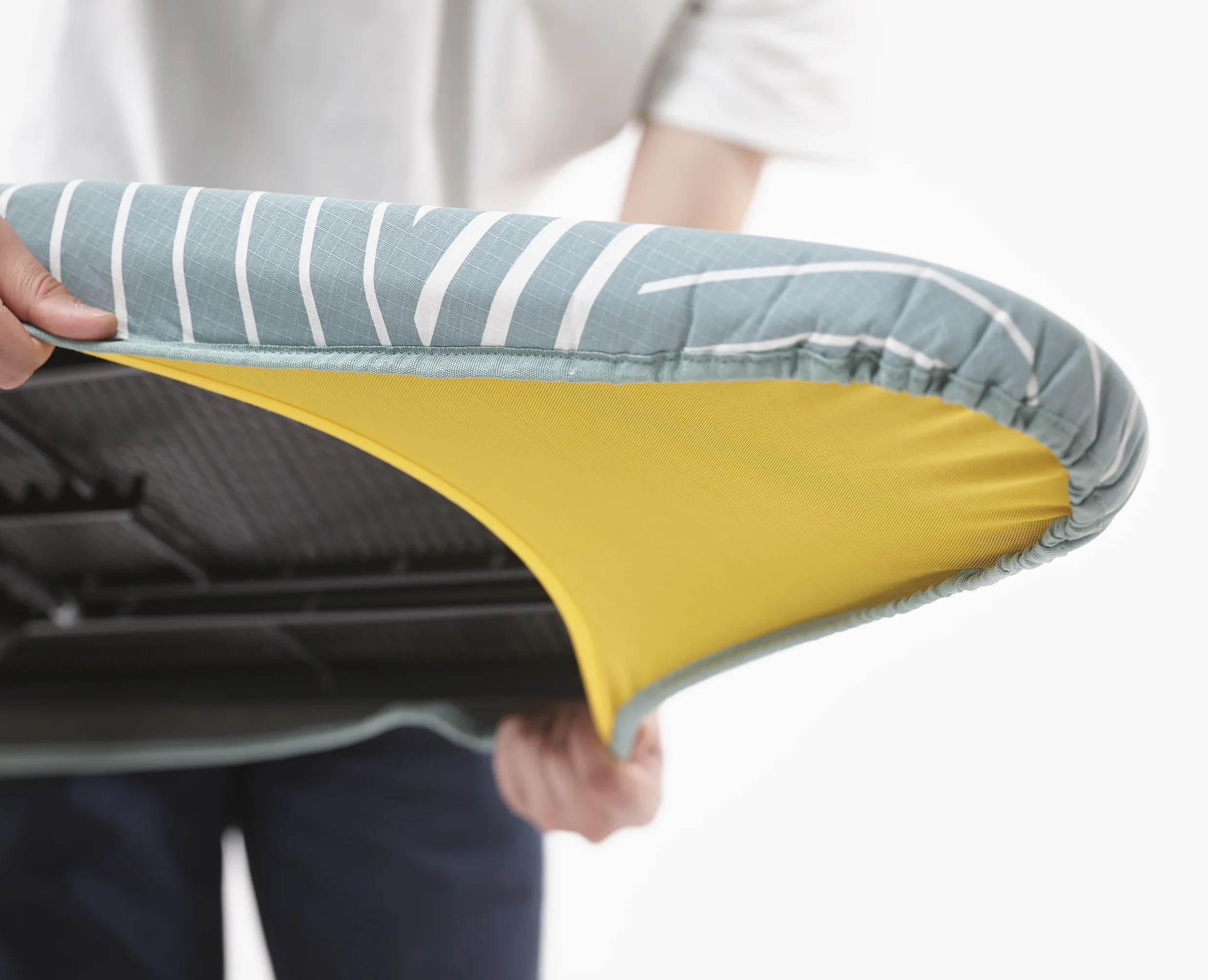 Flexa™ 124-135cm Grey Easy-fit Ironing Board Cover - Image 5