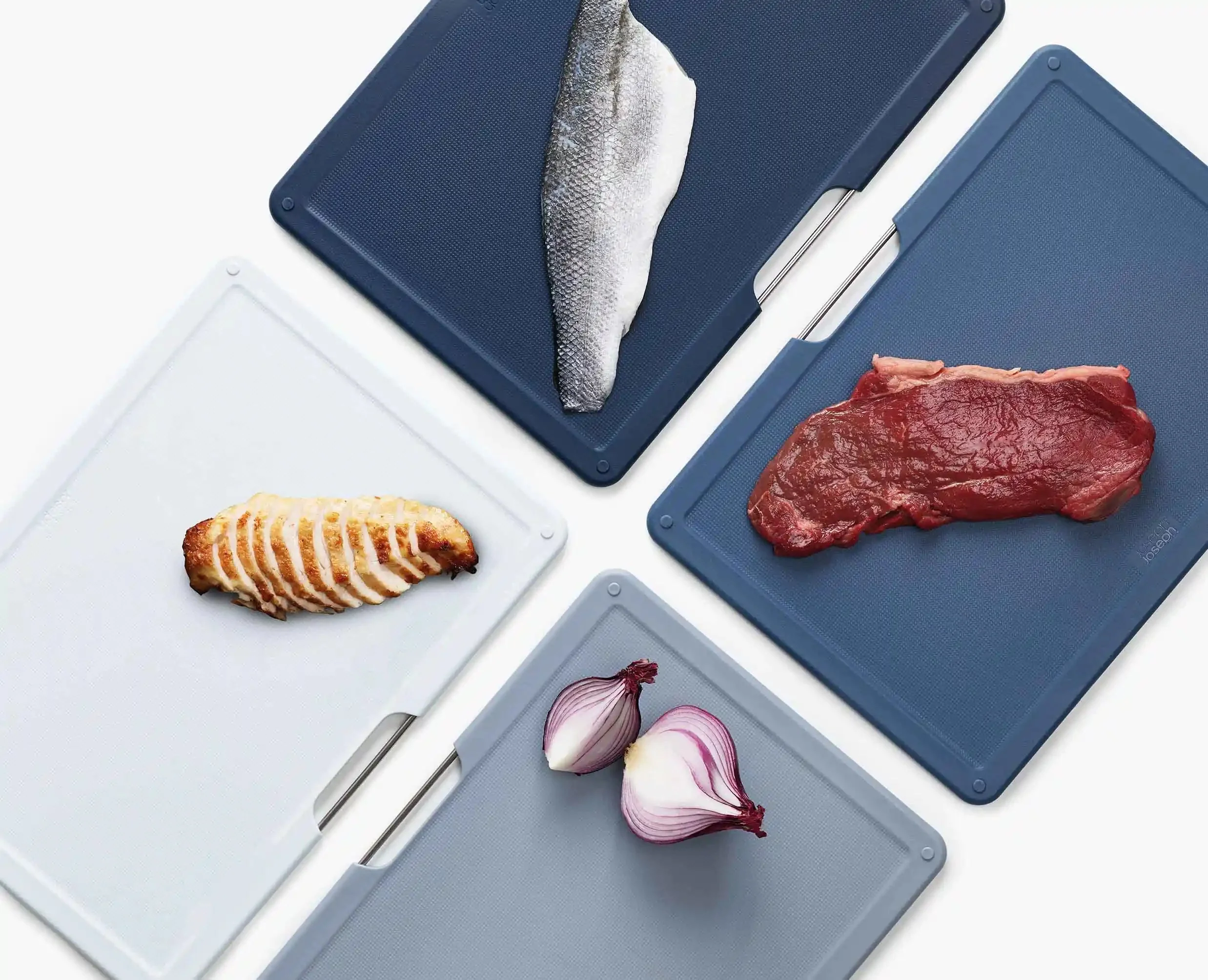 Folio™ 4-piece Blue Chopping Board Set - Editions - Image 6