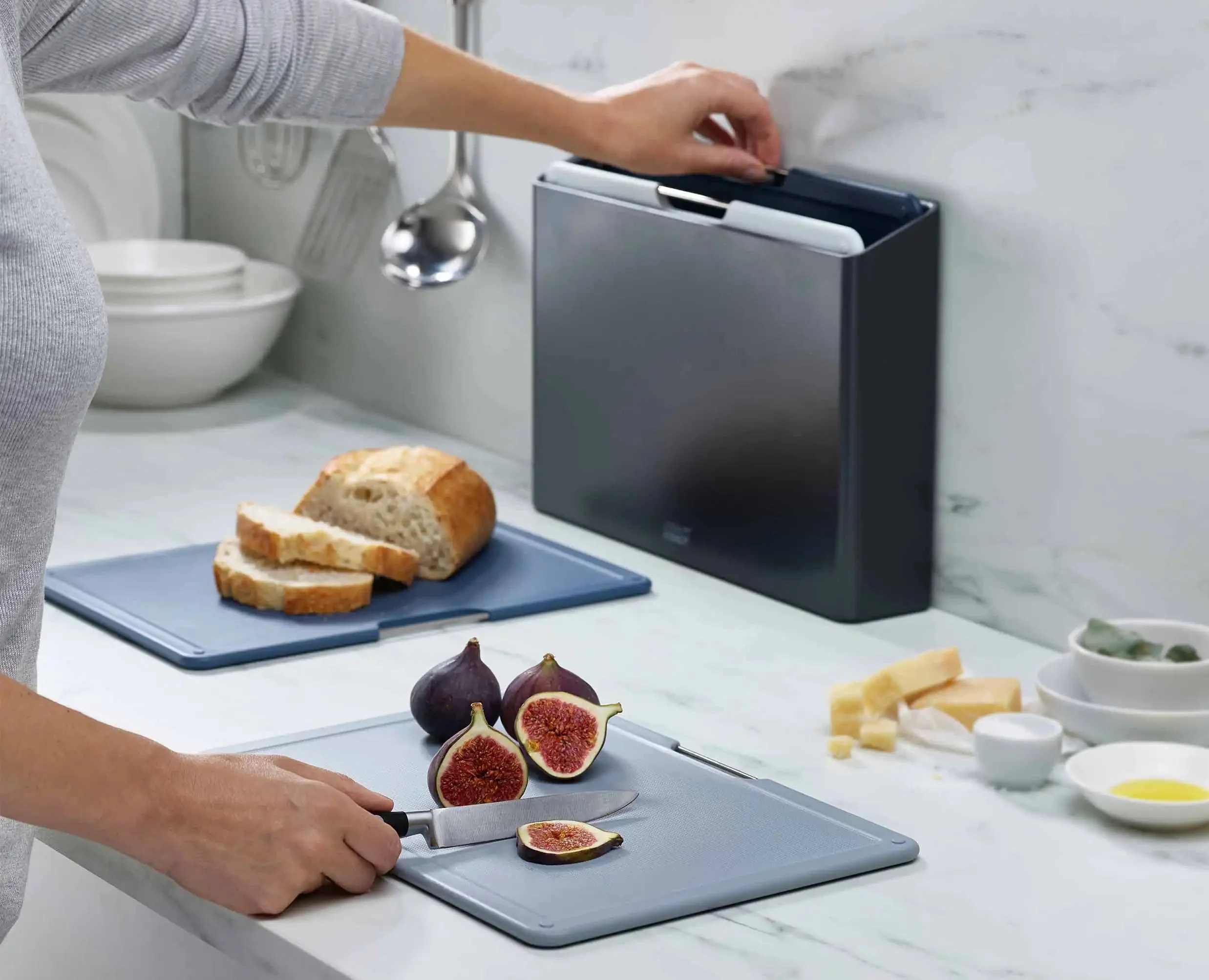Folio™ 4-piece Grey Chopping Board Set Large - Image 3