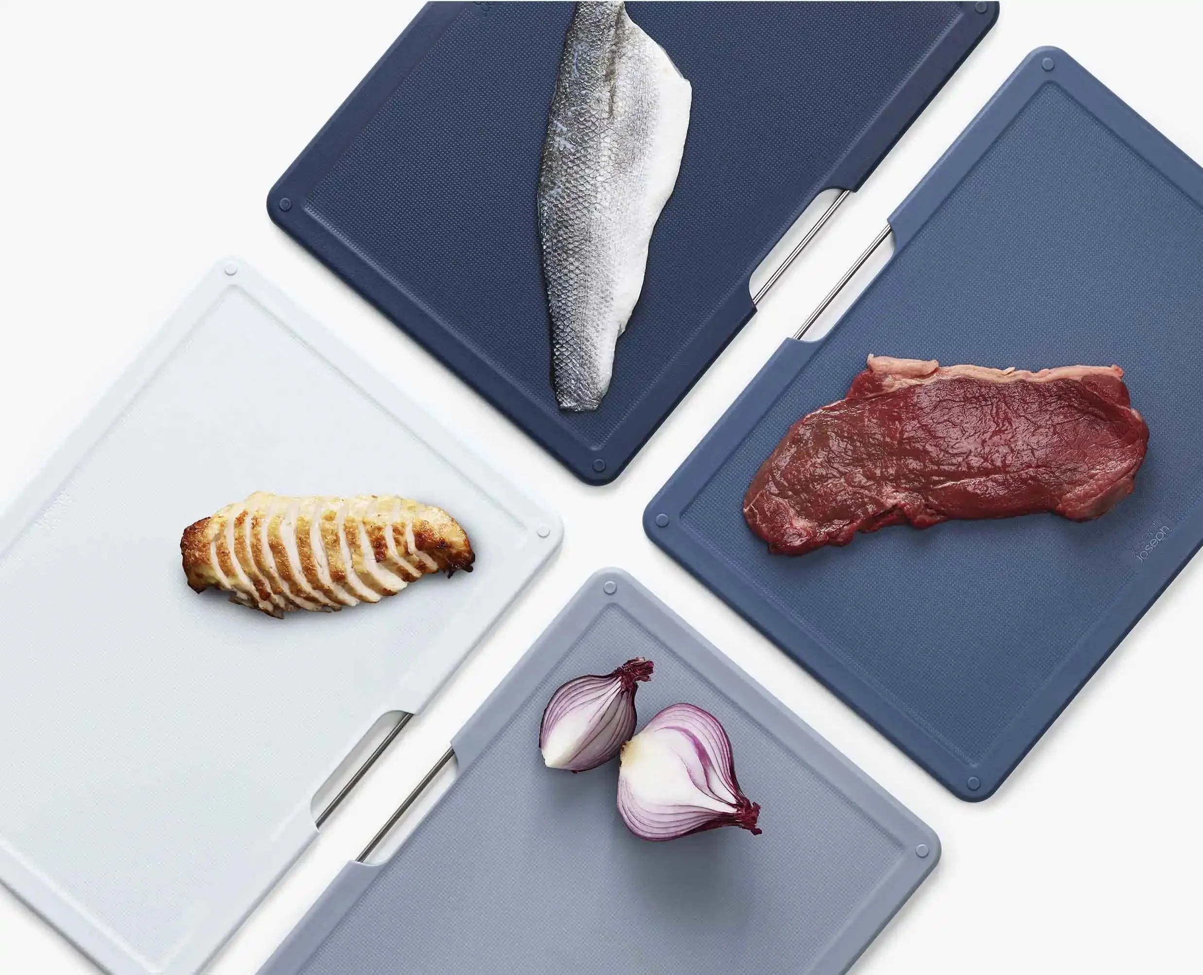 Folio™ 4-piece Grey Chopping Board Set Large - Image 6