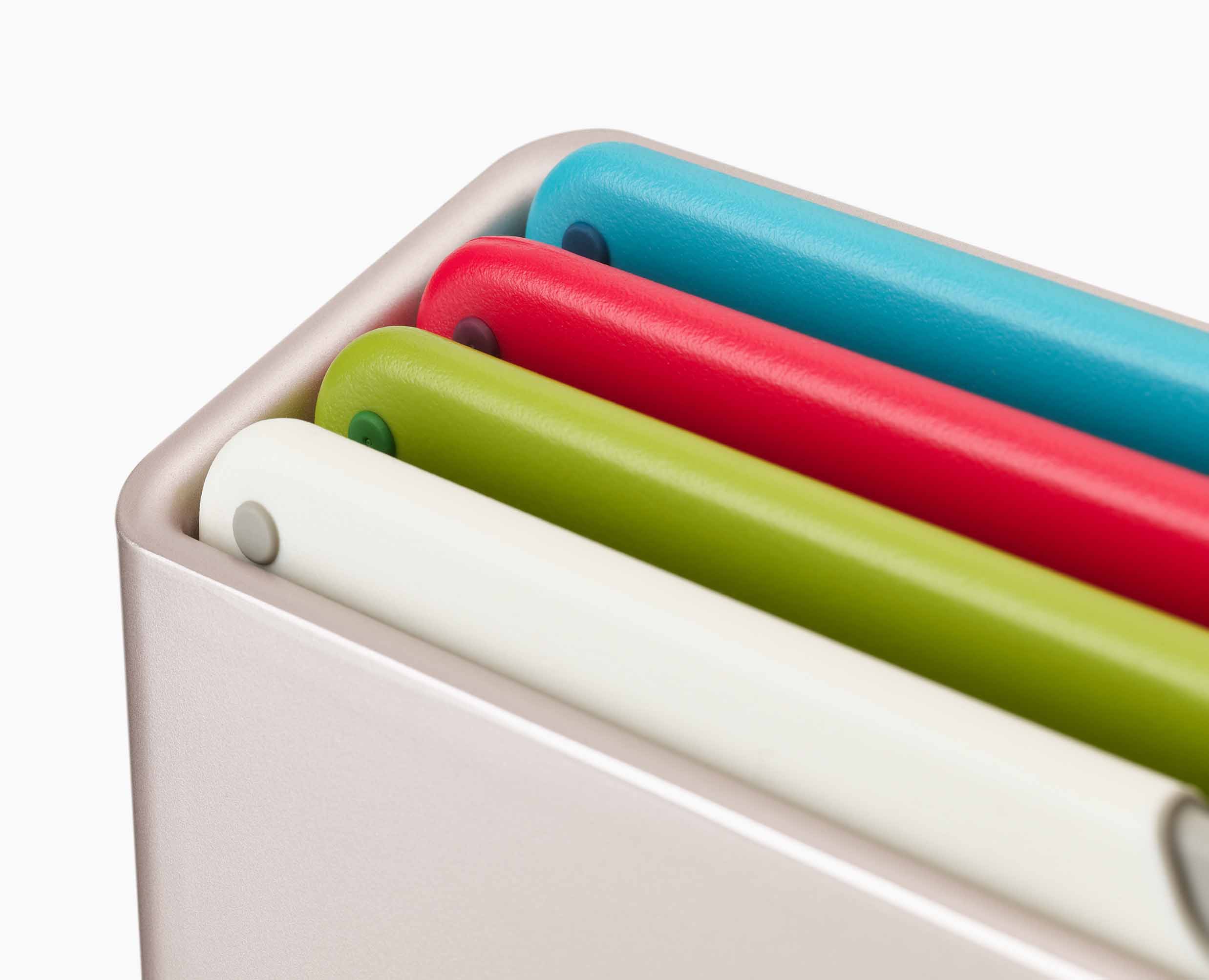 Folio™ Icon 4-piece Multicolour Chopping Board Set with Knife - Image 8