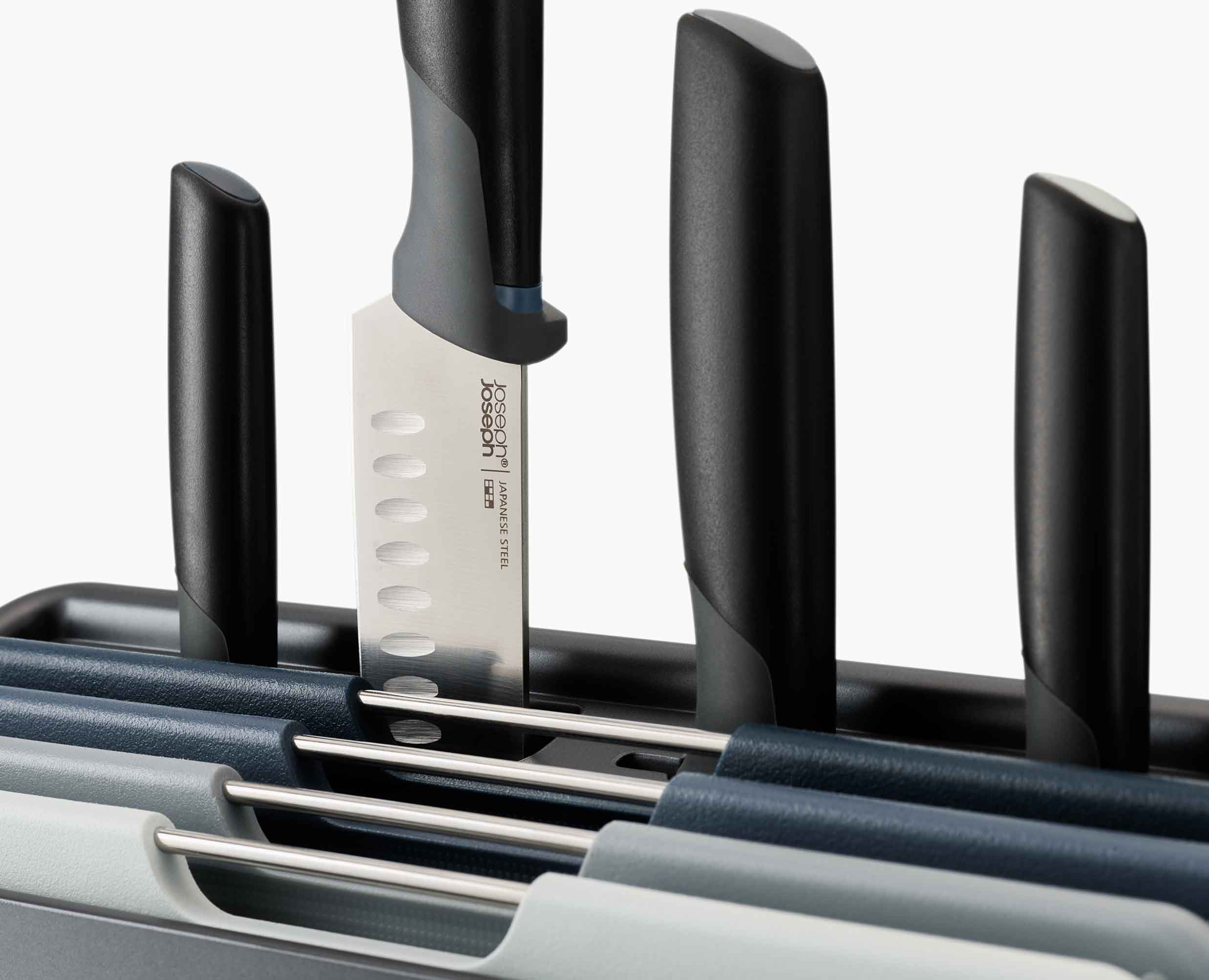 Folio™ Plus 8-piece Grey Knife & Chopping Board Set - Image 4