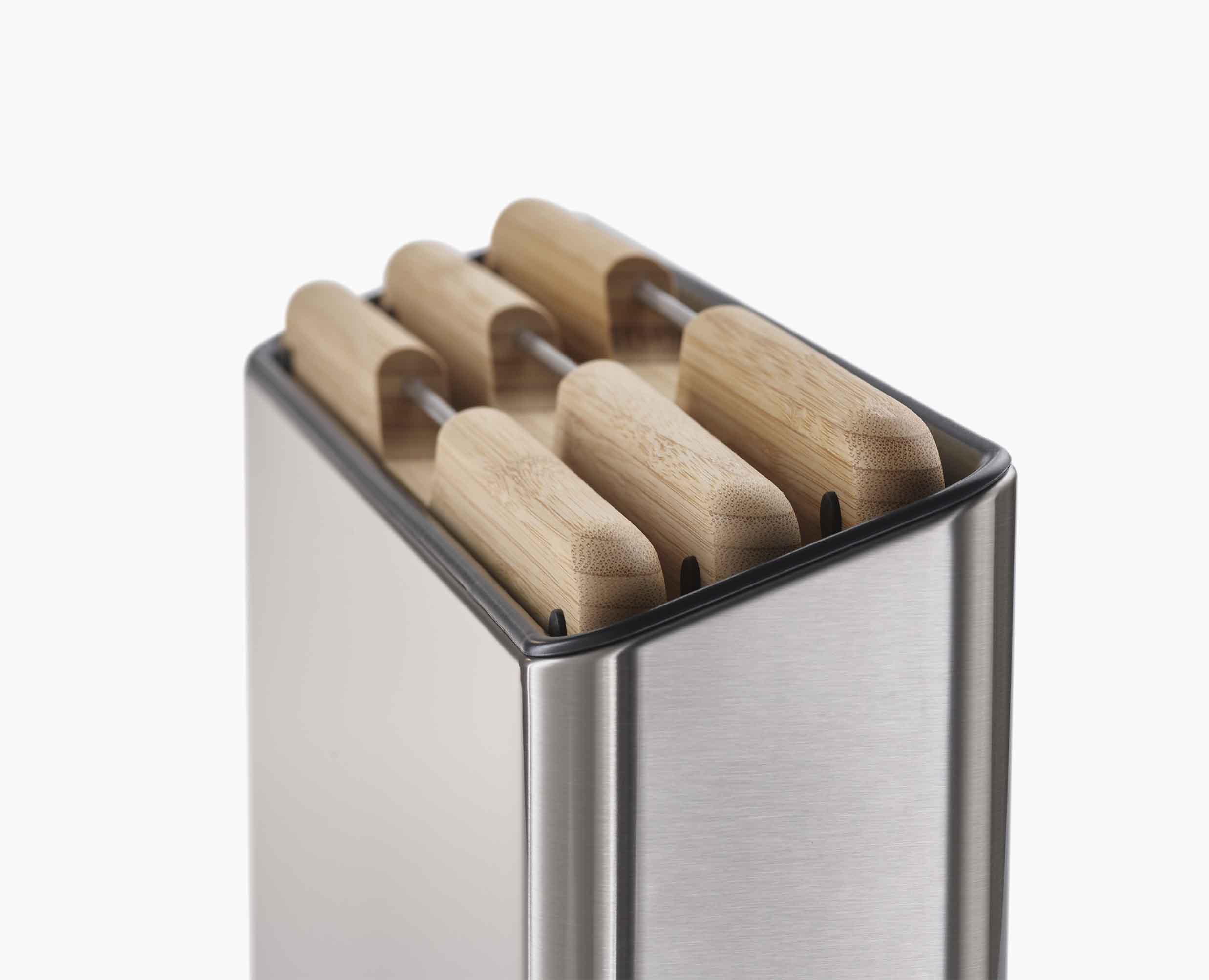 Folio™ Steel 3-Piece Bamboo Chopping Board Set with Stainless-Steel Case - Image 6
