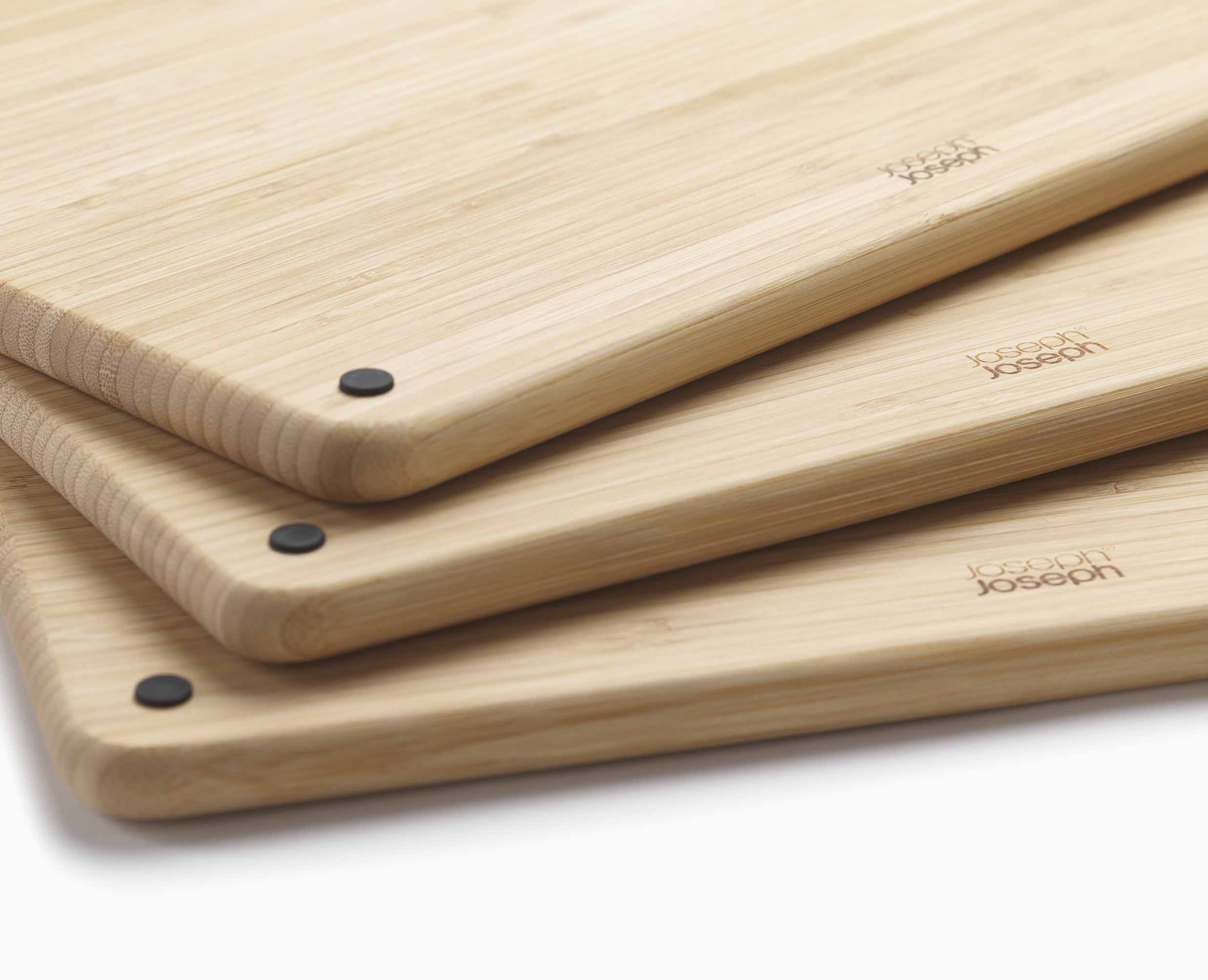 Folio™ Steel 3-Piece Bamboo Chopping Board Set with Stainless-Steel Case - Image 7
